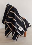 Tekla Lambswool Blanket - Starling Stripes