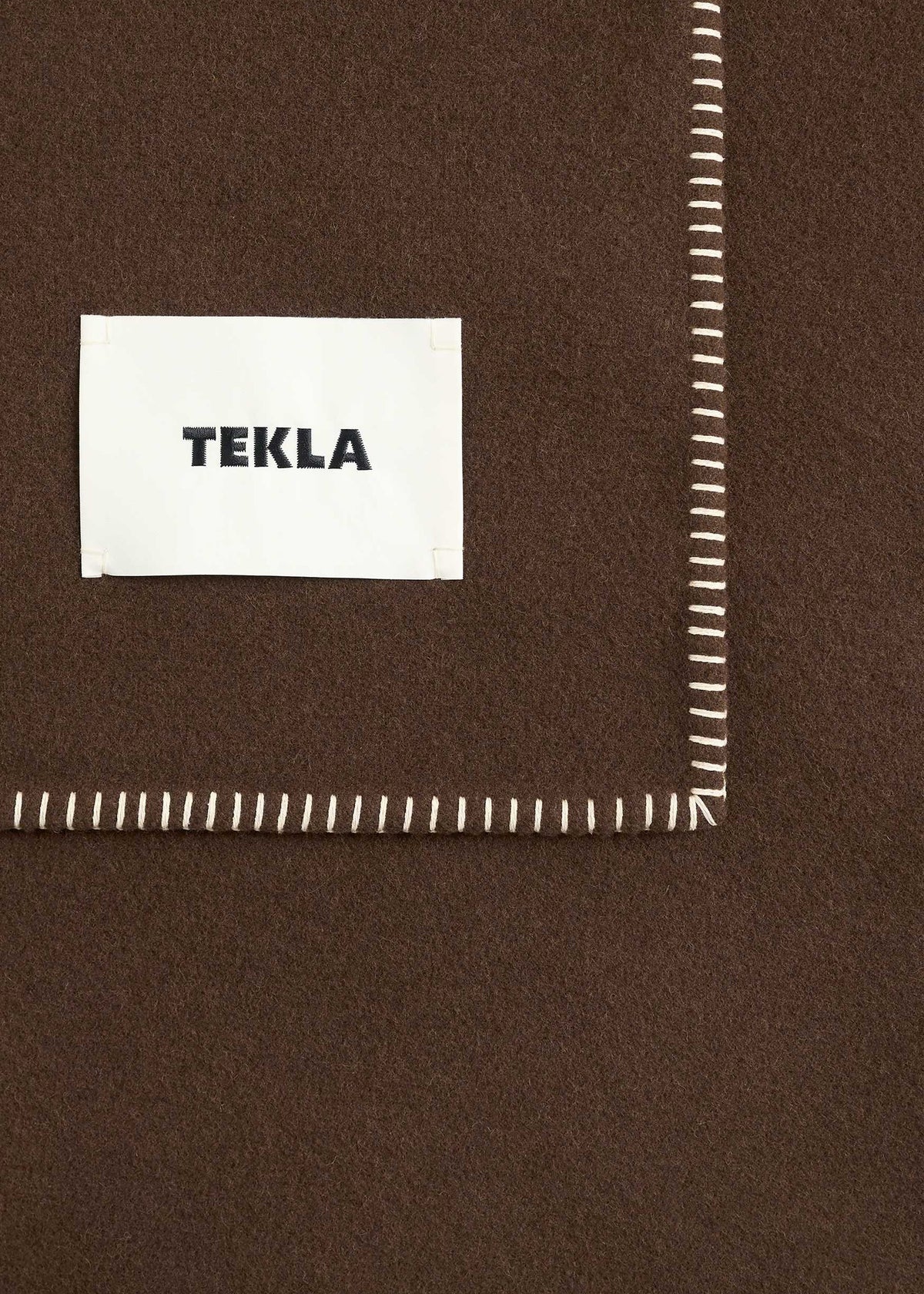 Tekla Lambswool Blanket - Walnut