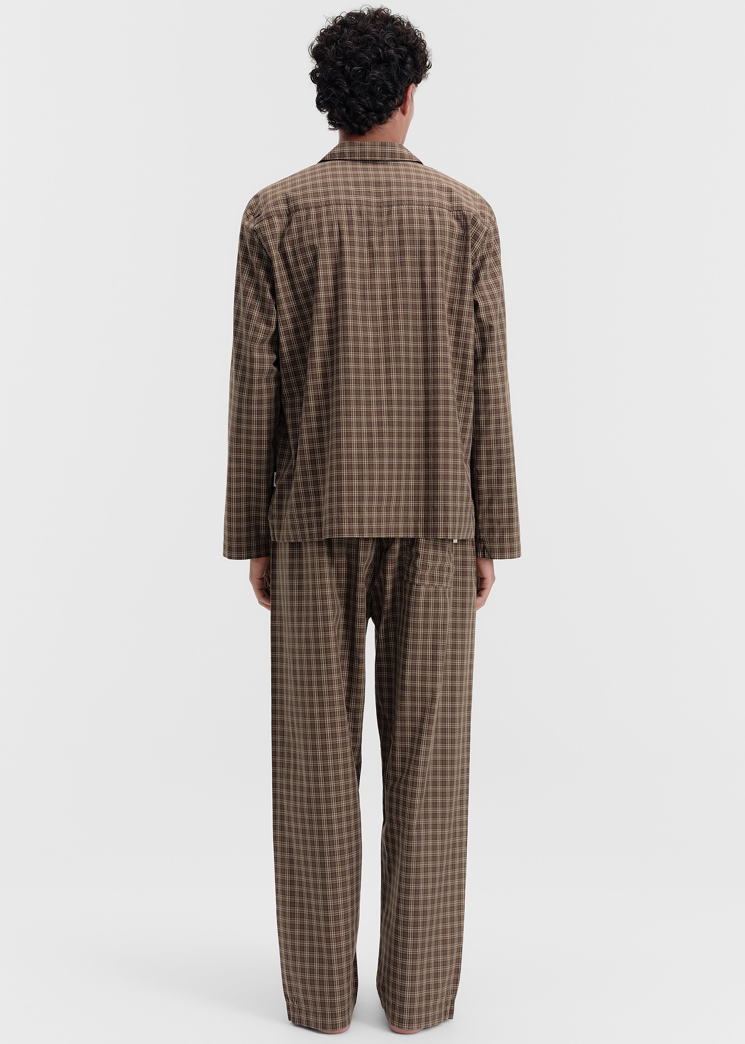 Tekla Fine Twill Long-Sleeved Shirt - Serra Checks - 9