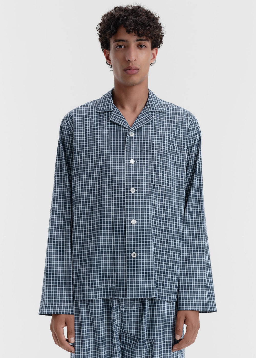 Tekla Fine Twill Long-Sleeved Shirt - Lanegan Checks