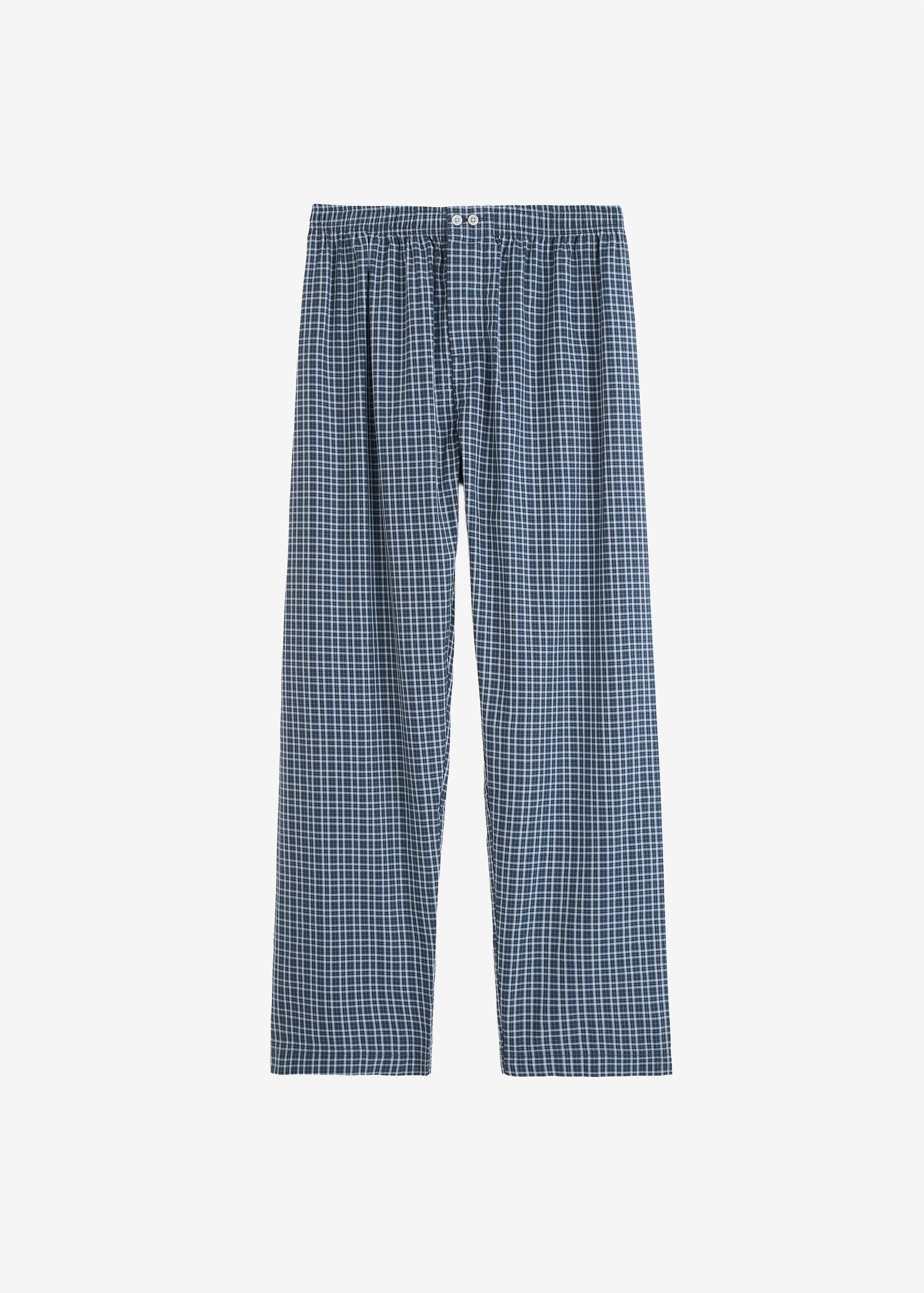 Tekla Fine Twill Pants - Lanegan Checks - 8