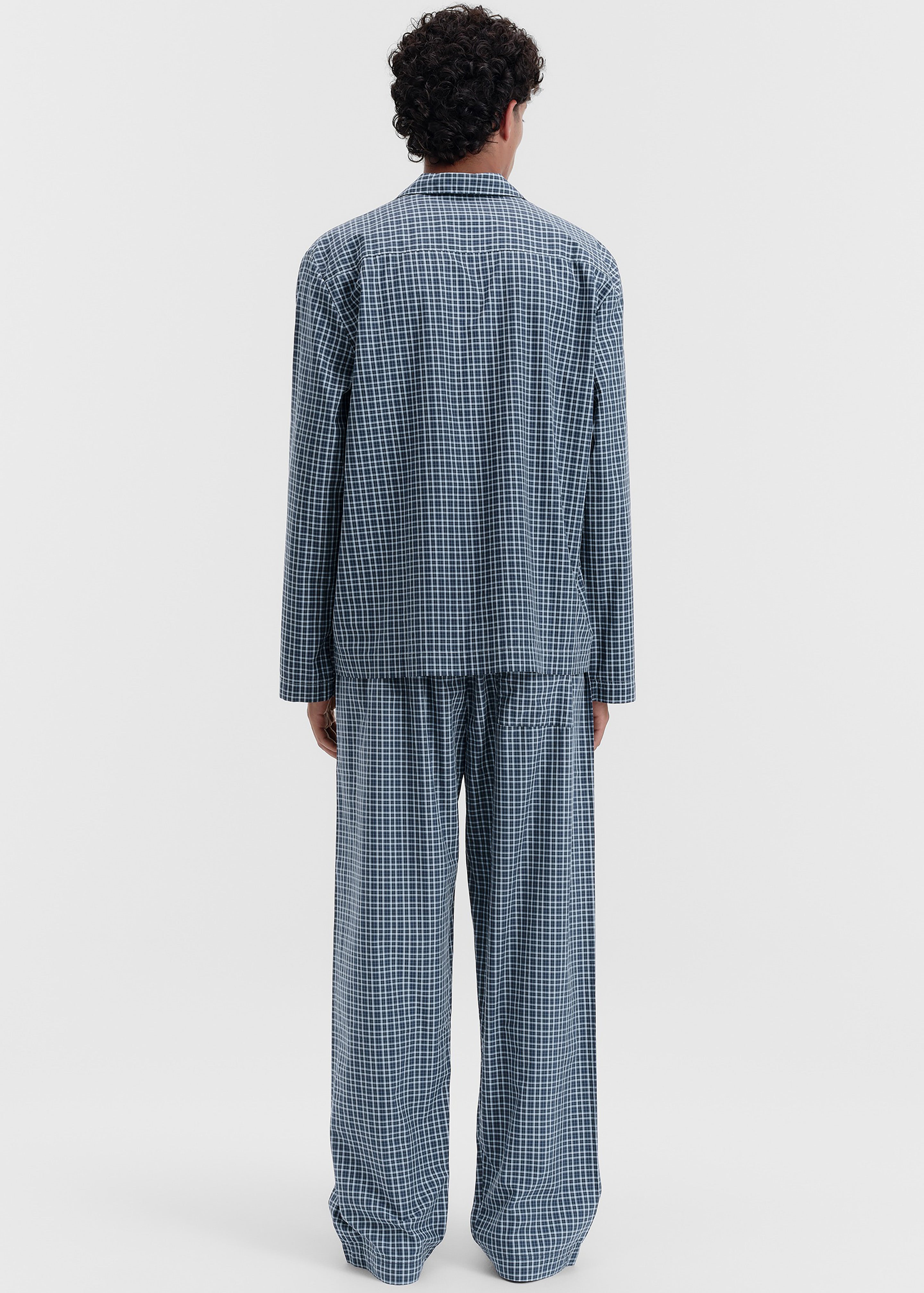Tekla Fine Twill Pants - Lanegan Checks - 7