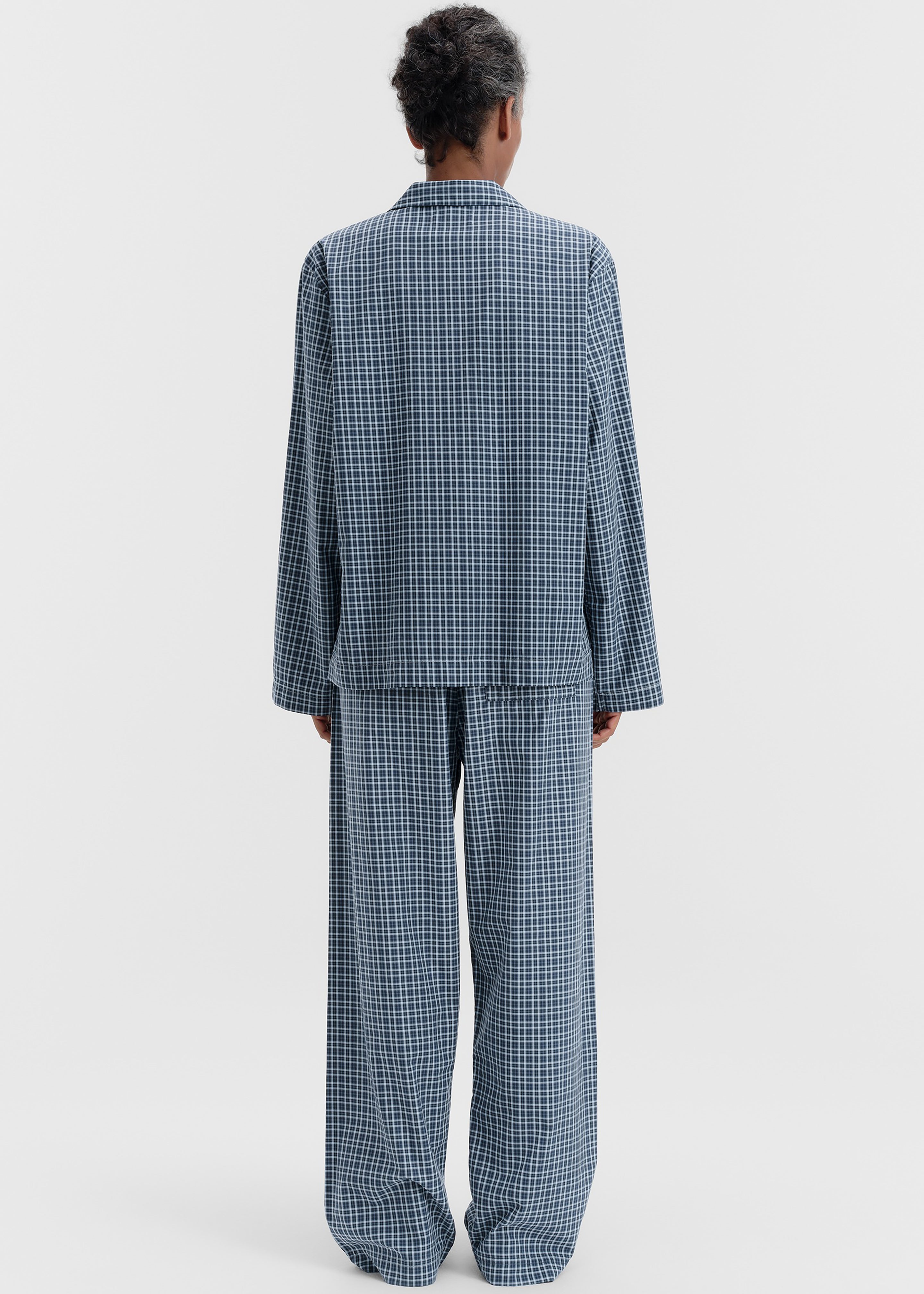 Tekla Fine Twill Pants - Lanegan Checks - 9