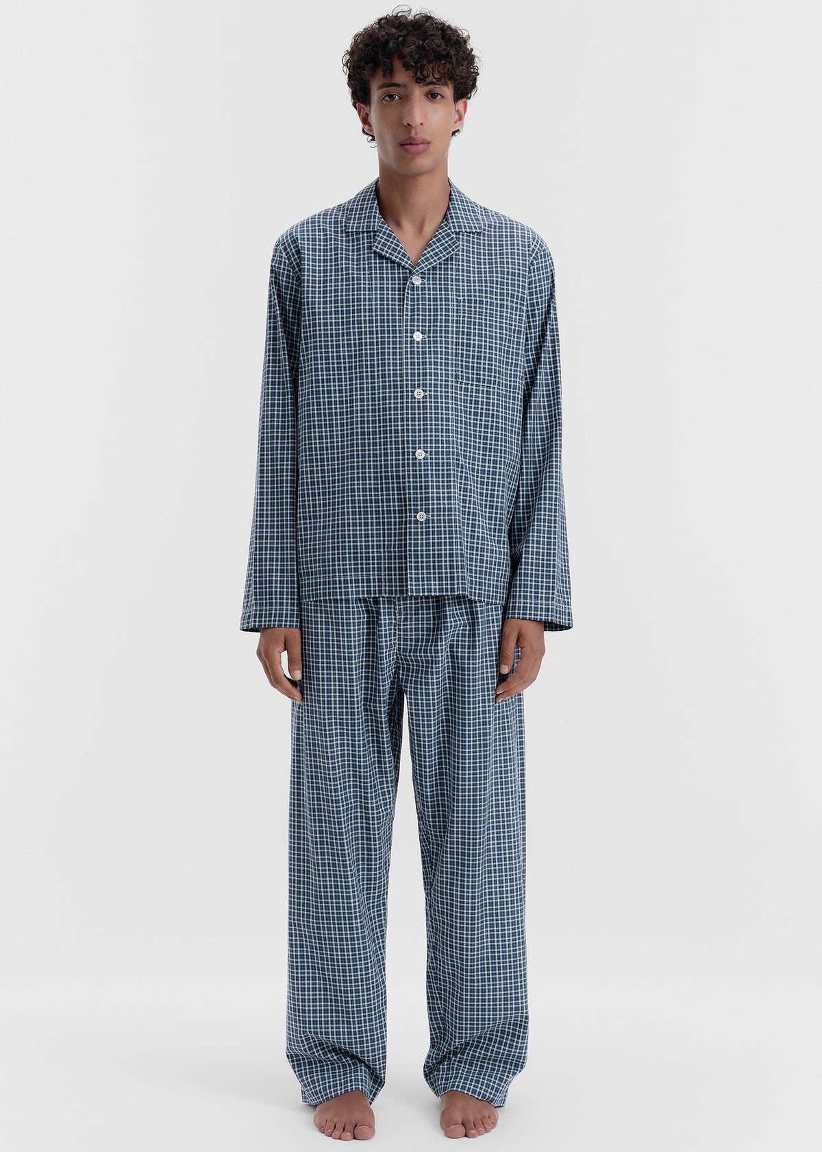 Tekla Fine Twill Pants - Lanegan Checks - 4 - [gender-male]