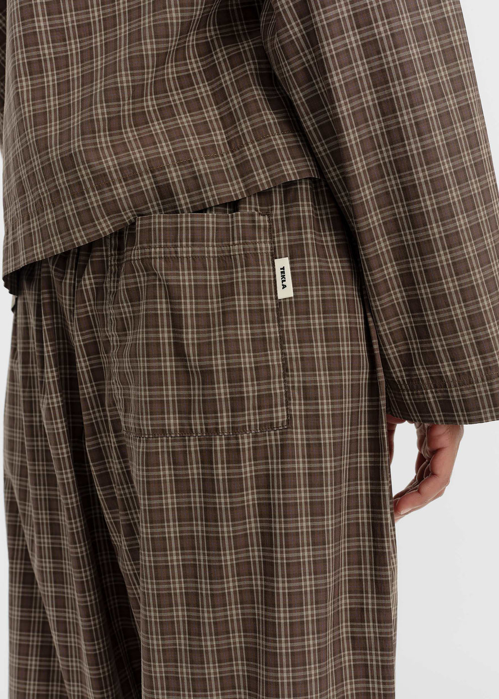 Tekla Fine Twill Pants - Serra Checks - 1