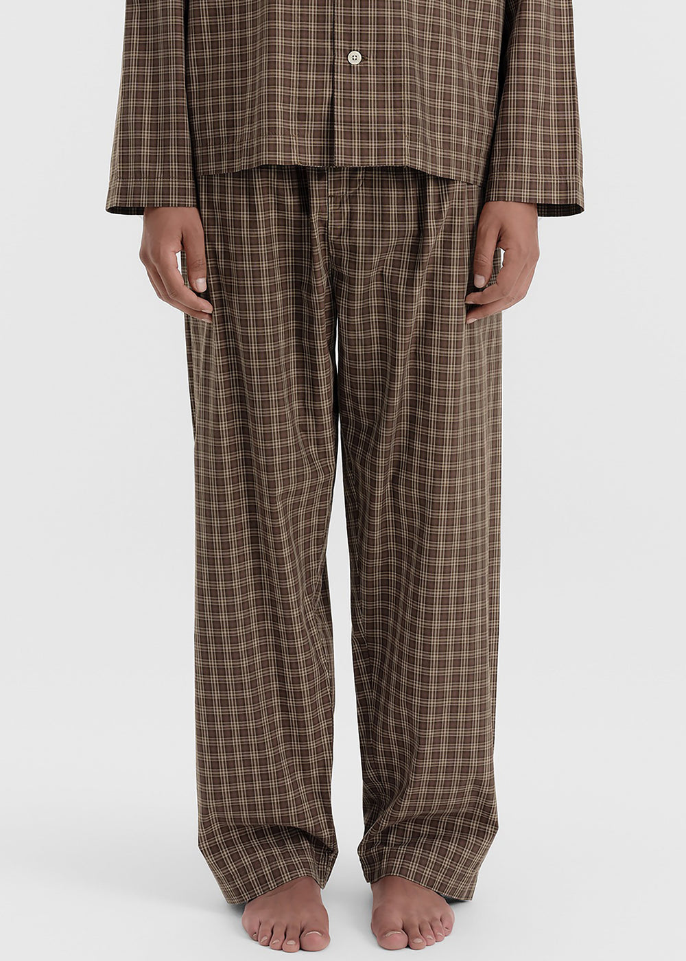 Tekla Fine Twill Pants - Serra Checks - 1