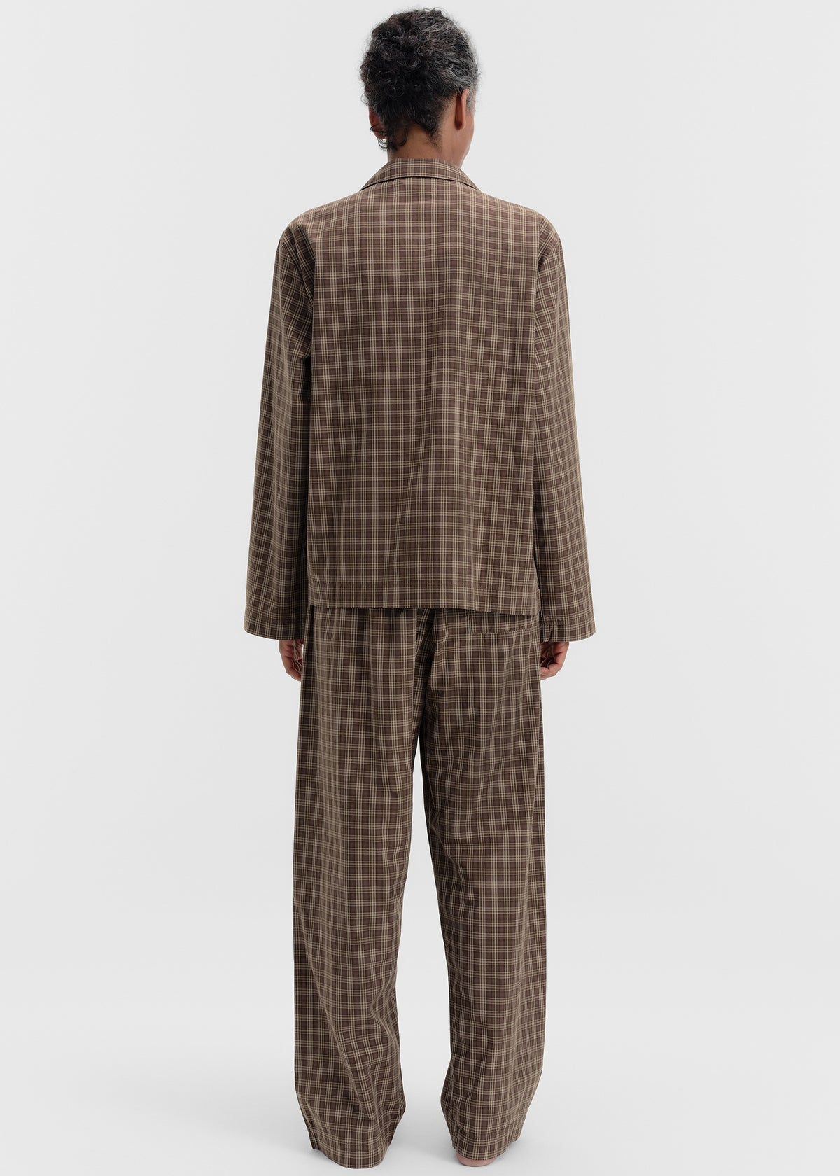 Tekla Fine Twill Pants - Serra Checks - 7