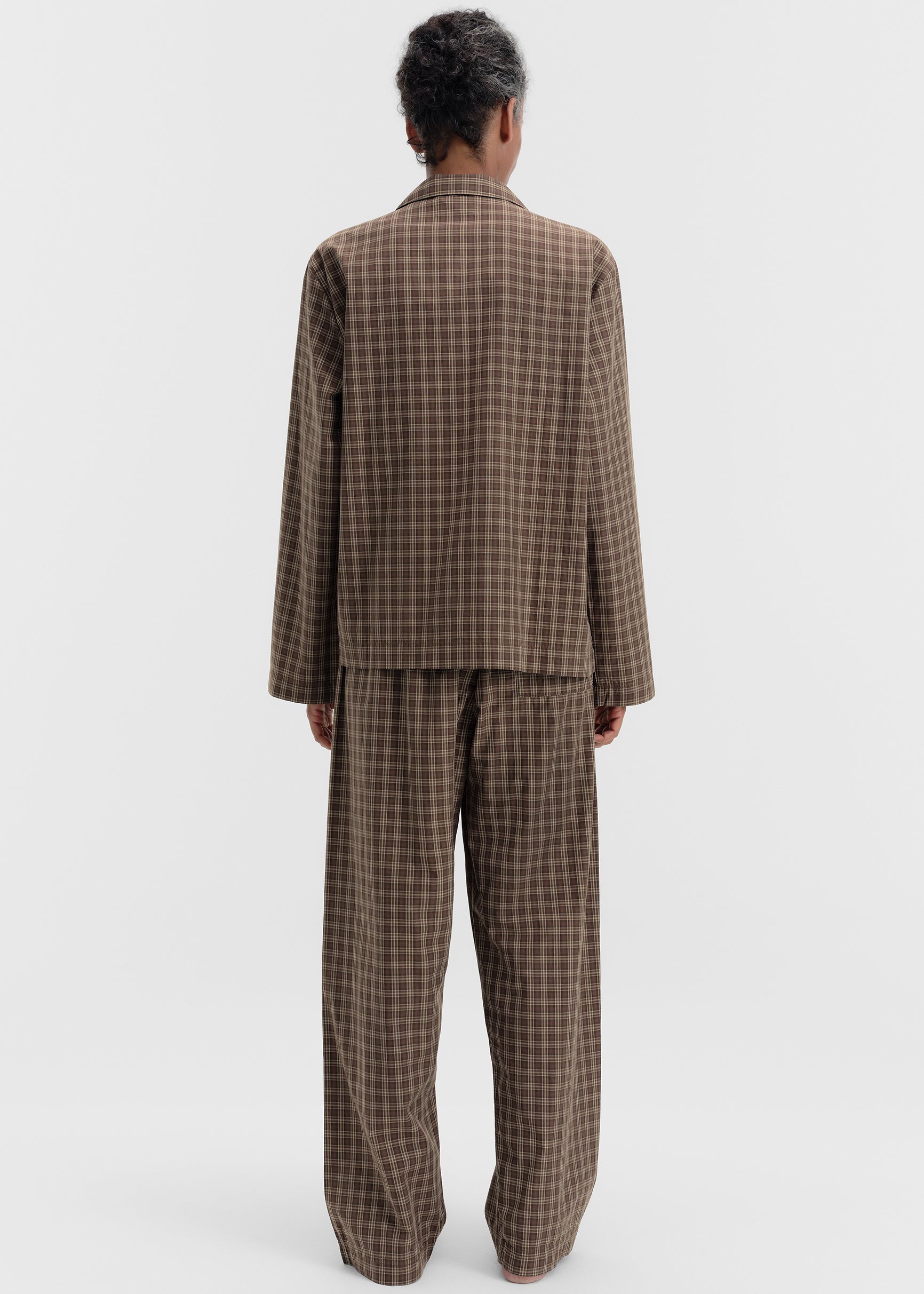 Tekla Fine Twill Pants - Serra Checks - 7