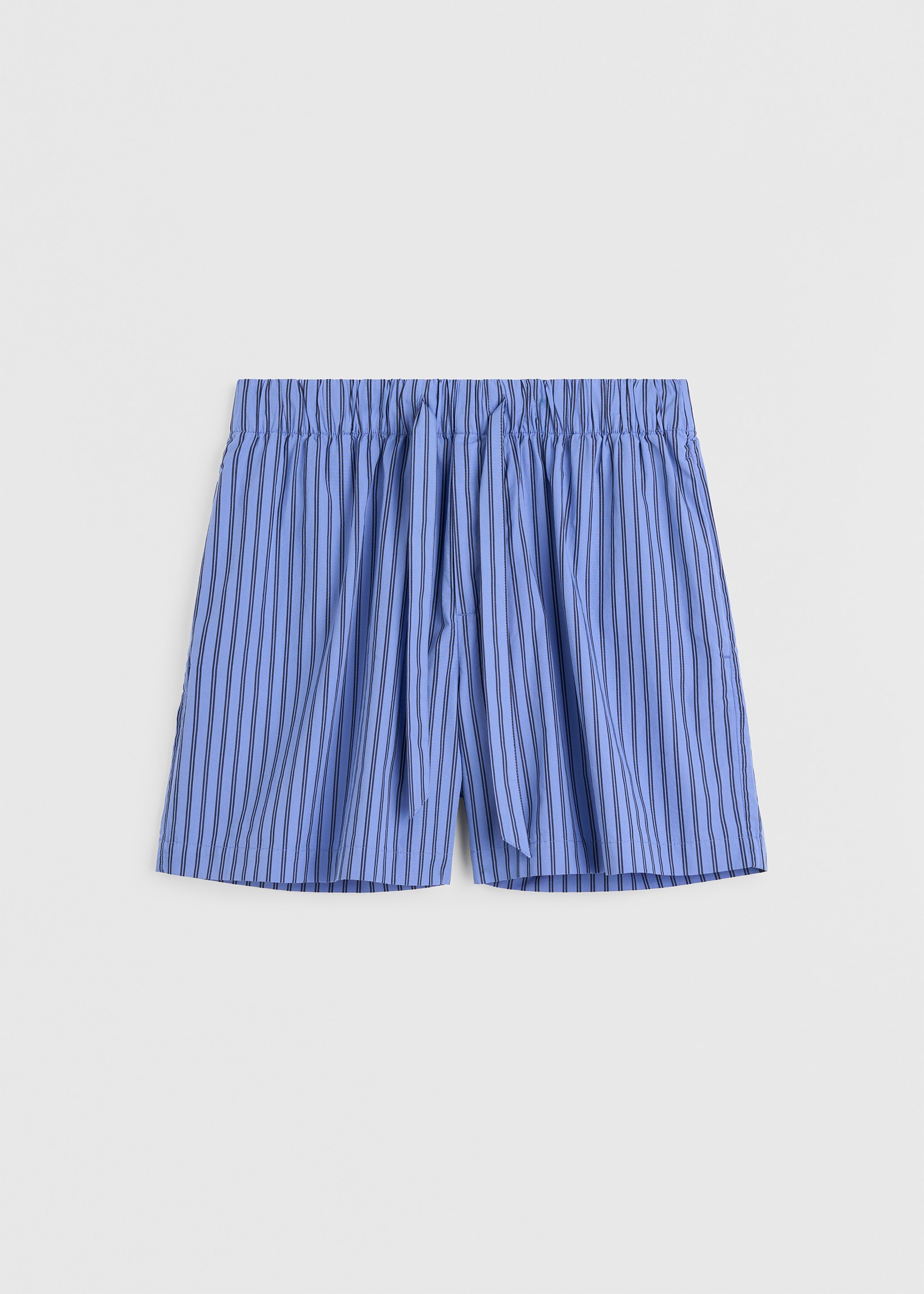 Tekla Poplin Pyjama Shorts - Boro Stripes - 10