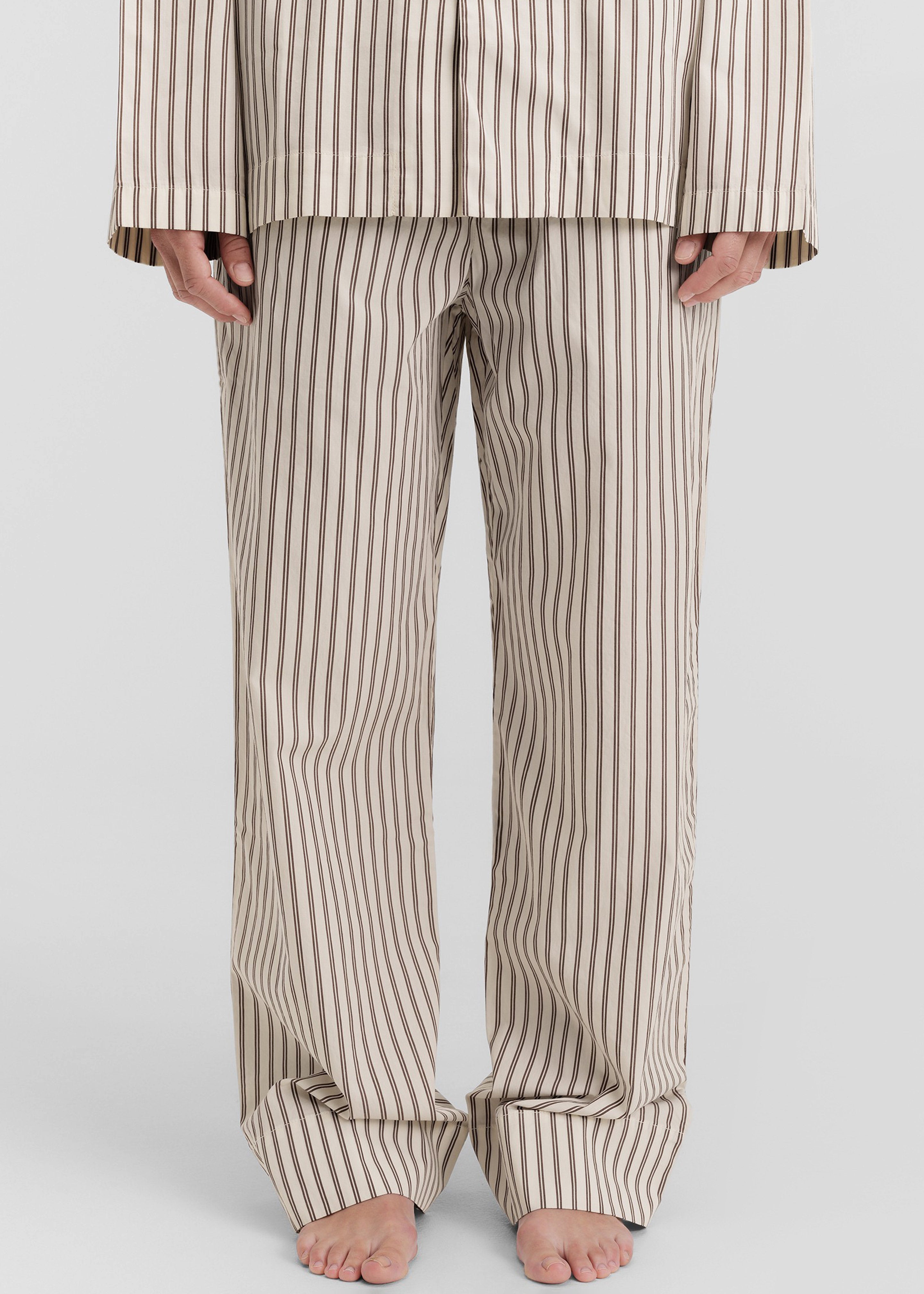 Tekla Poplin Pyjama Pants - Hopper Stripes - 2