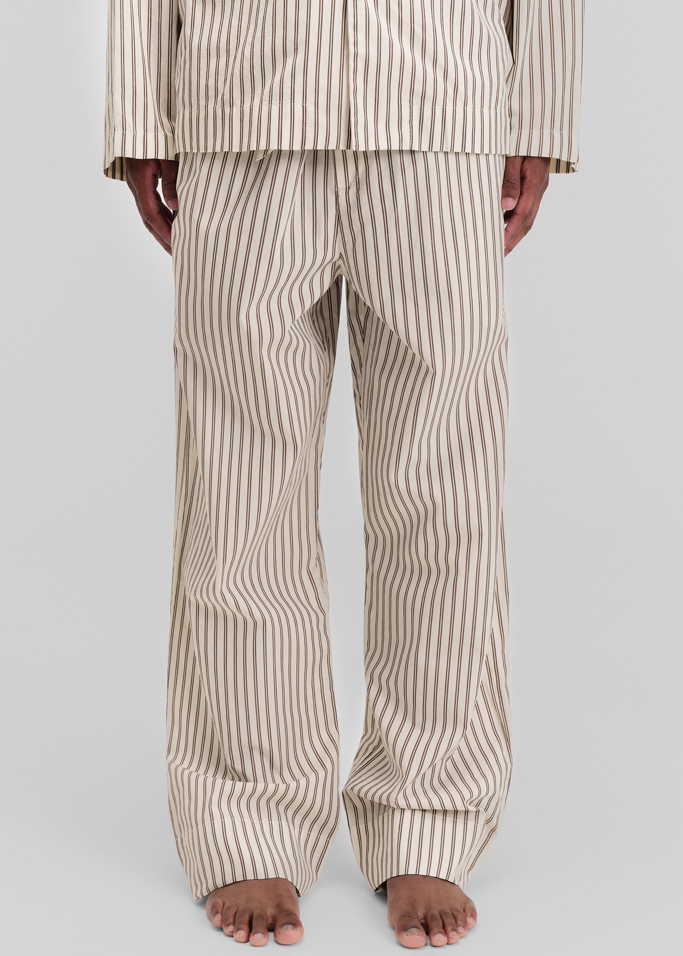 Tekla Poplin Pyjama Pants - Hopper Stripes - 5
