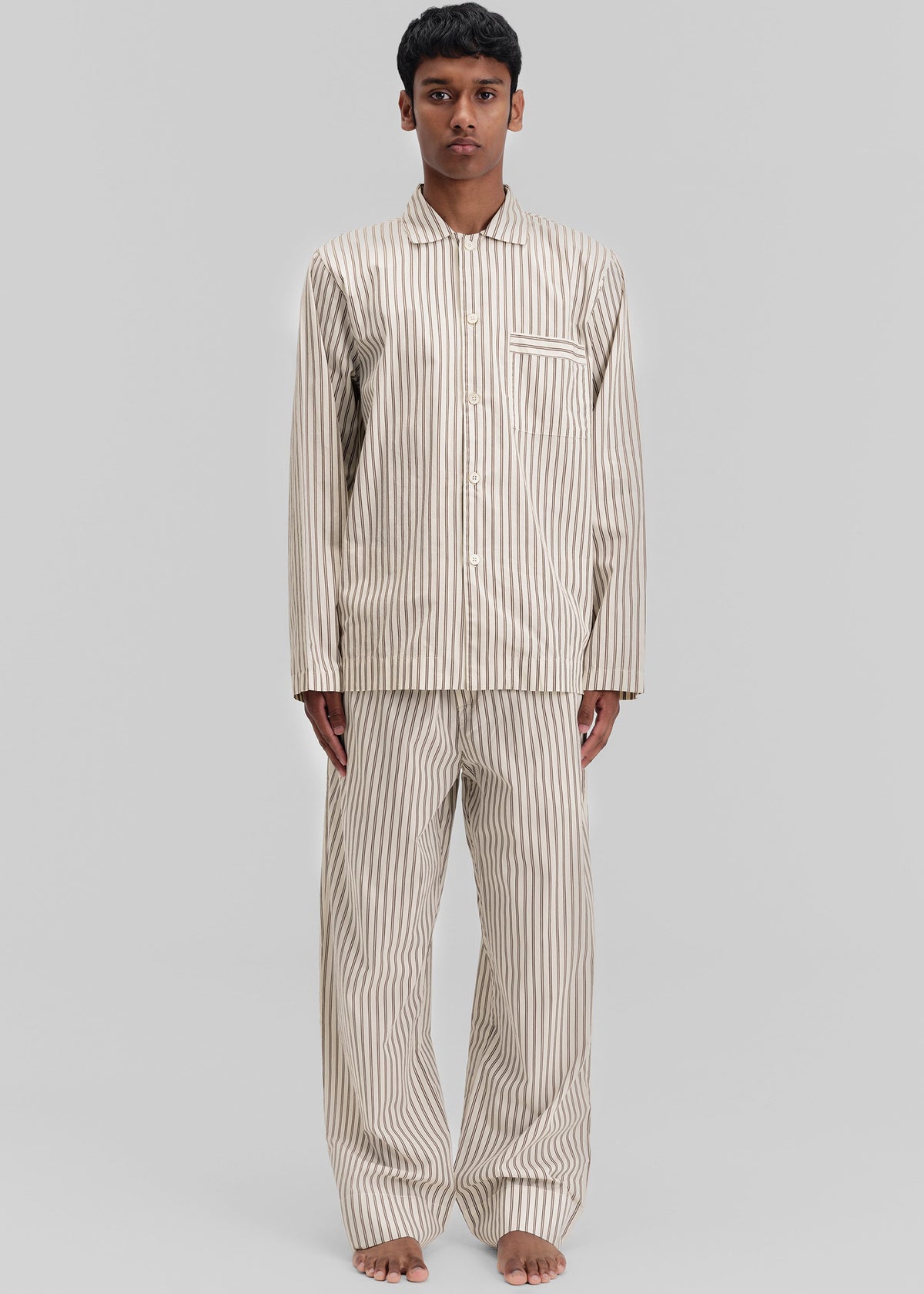 Tekla Poplin Pyjama Pants - Hopper Stripes - 4 - [gender-male]