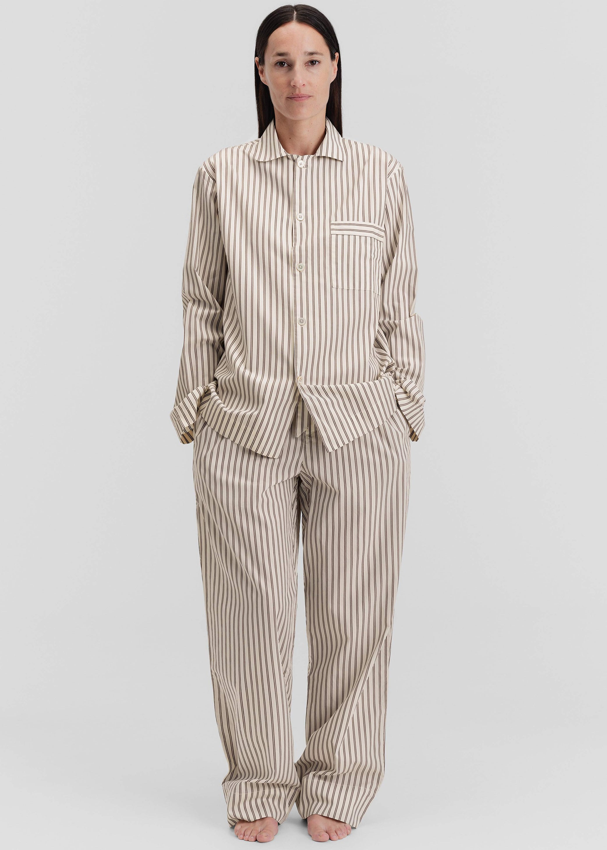 Shop the look image for Tekla Poplin Pyjama Pants - Hopper Stripes