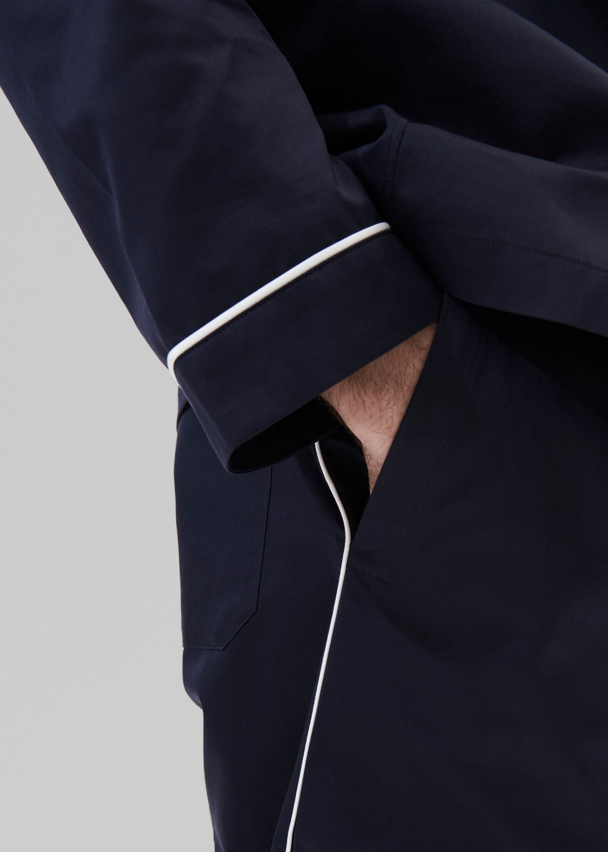 Tekla Sateen Pyjama Shirt - Chelsea - 11