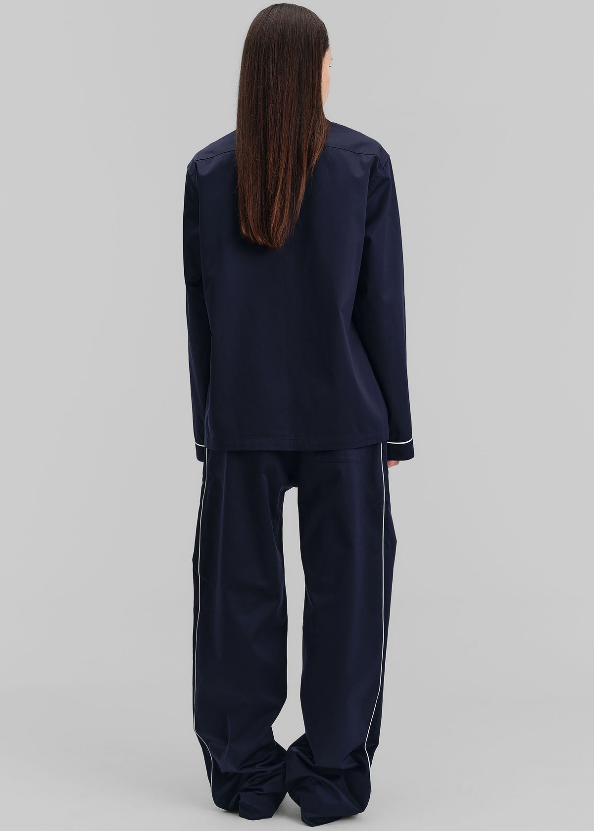 Tekla Sateen Pyjama Shirt - Chelsea - 7