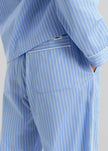 Tekla Sateen Pyjama Pants - Polo Stripes