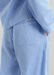 Tekla Sateen Pyjama Pants - Polo Stripes