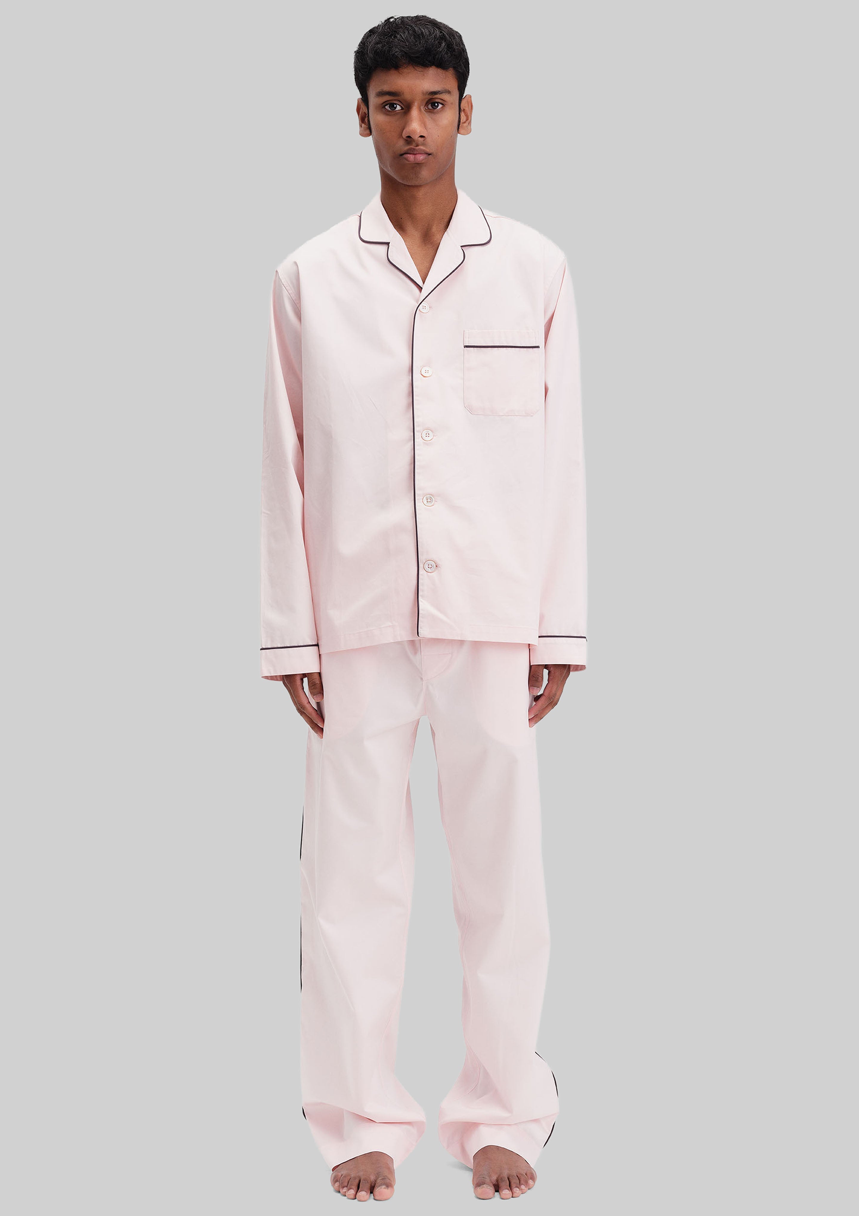 Tekla Sateen Pyjamas Pants - Porter - 6 - [gender-male]