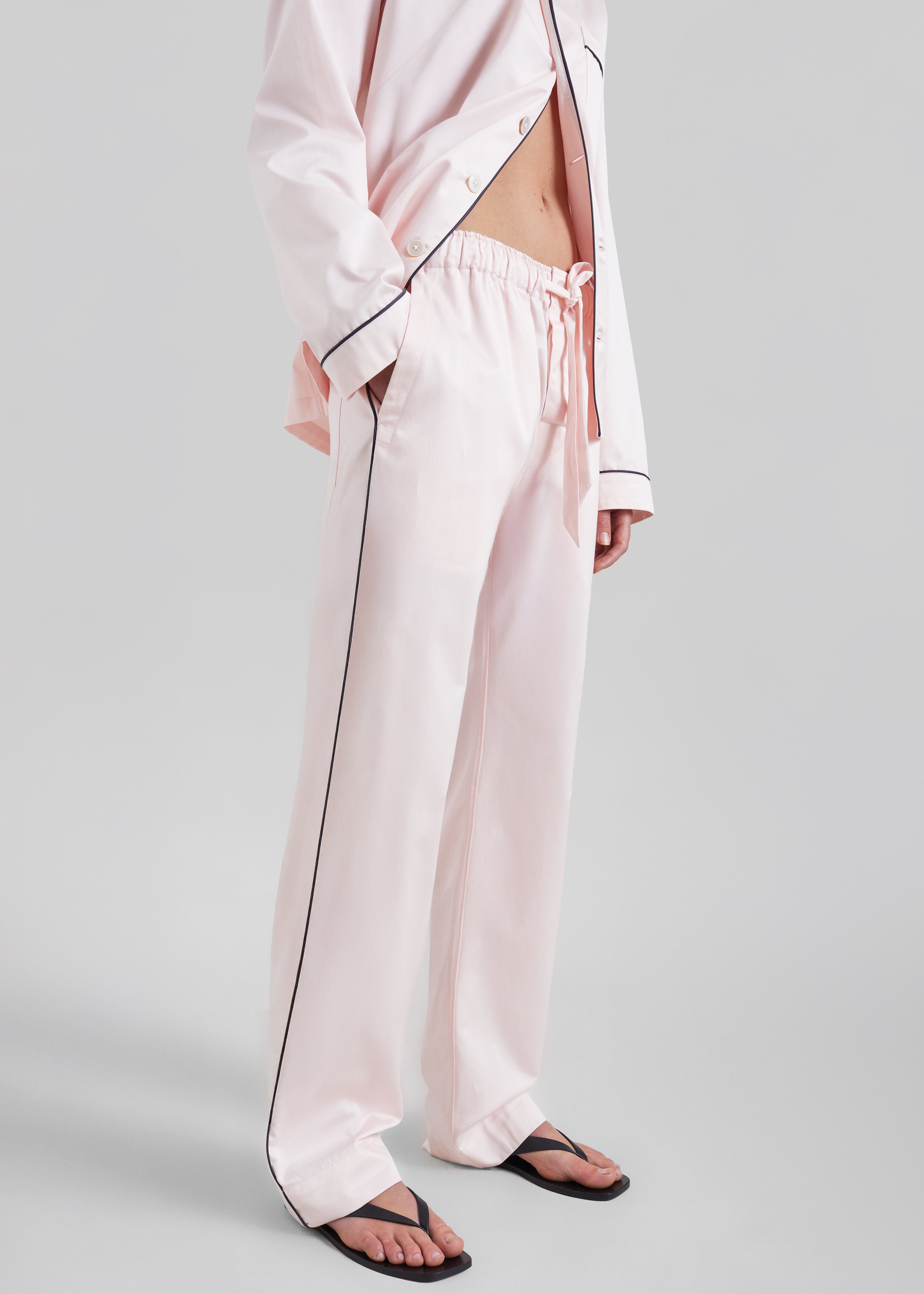 Tekla Sateen Pyjamas Pants - Porter - 3