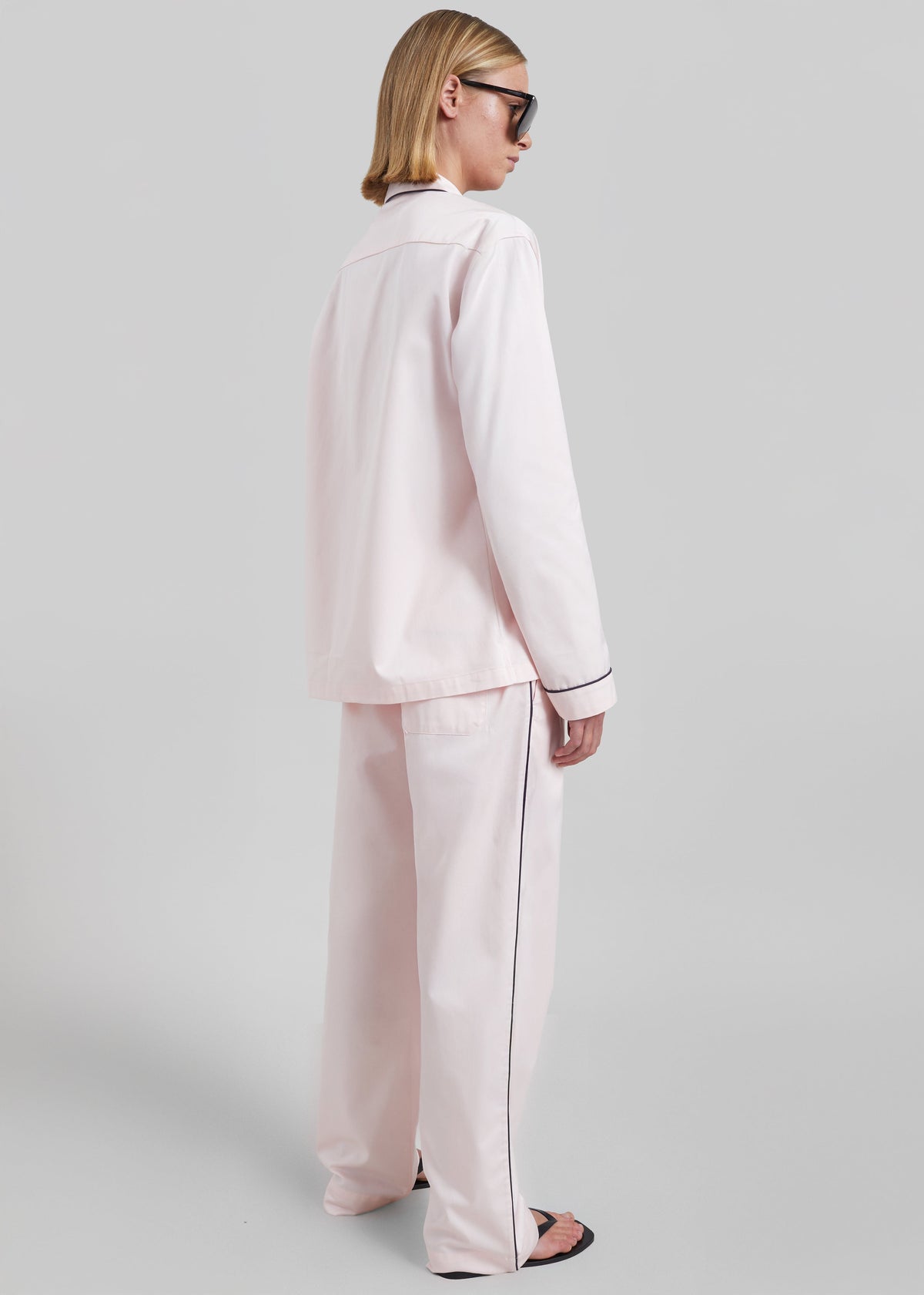 Tekla Sateen Pyjamas Shirt - Porter - 12