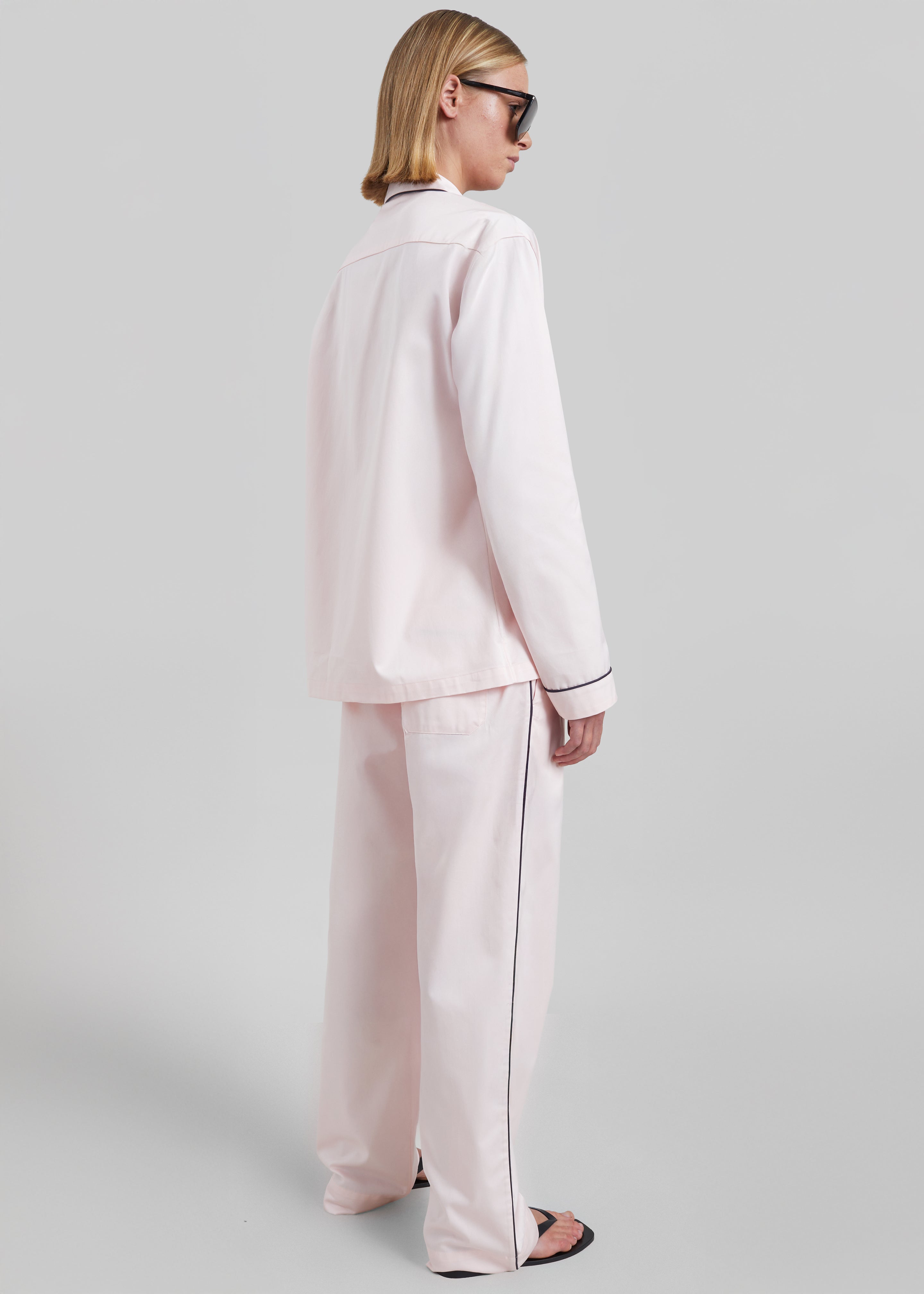 Tekla Sateen Pyjamas Shirt - Porter - 12