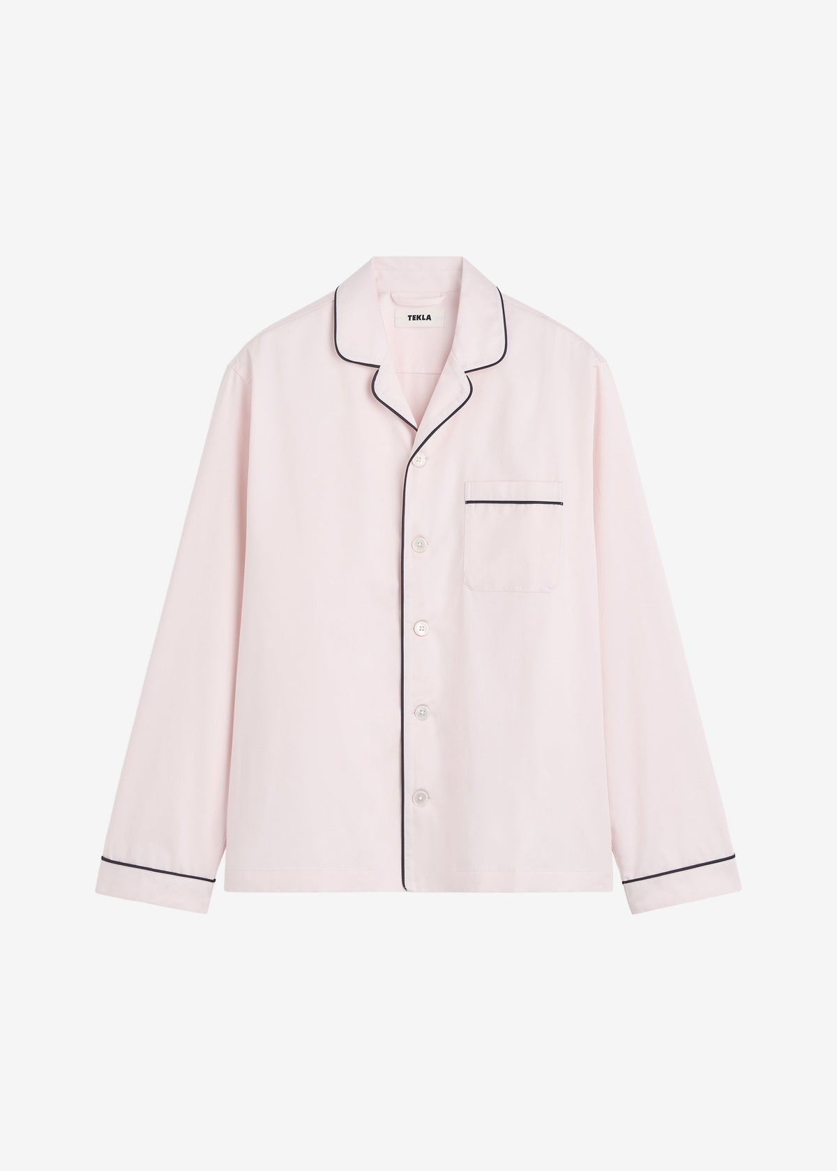 Tekla Sateen Pyjamas Shirt - Porter - 13
