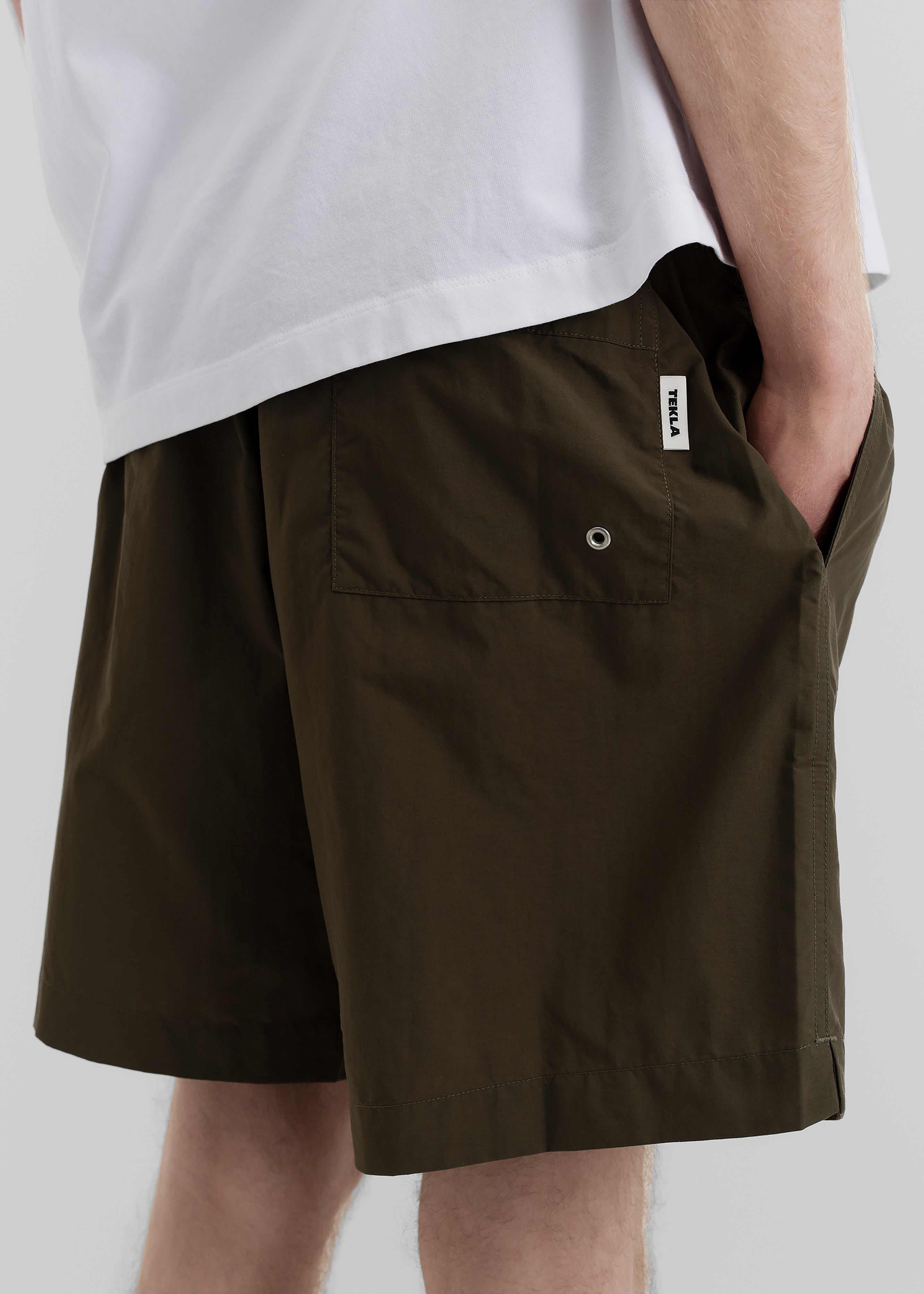 Tekla Swim Shorts - Olive - 3