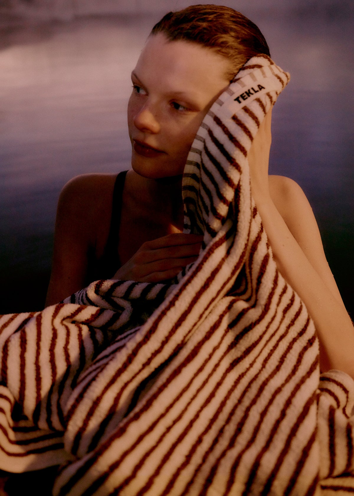 Tekla Towel - Kodiak Stripes - 4