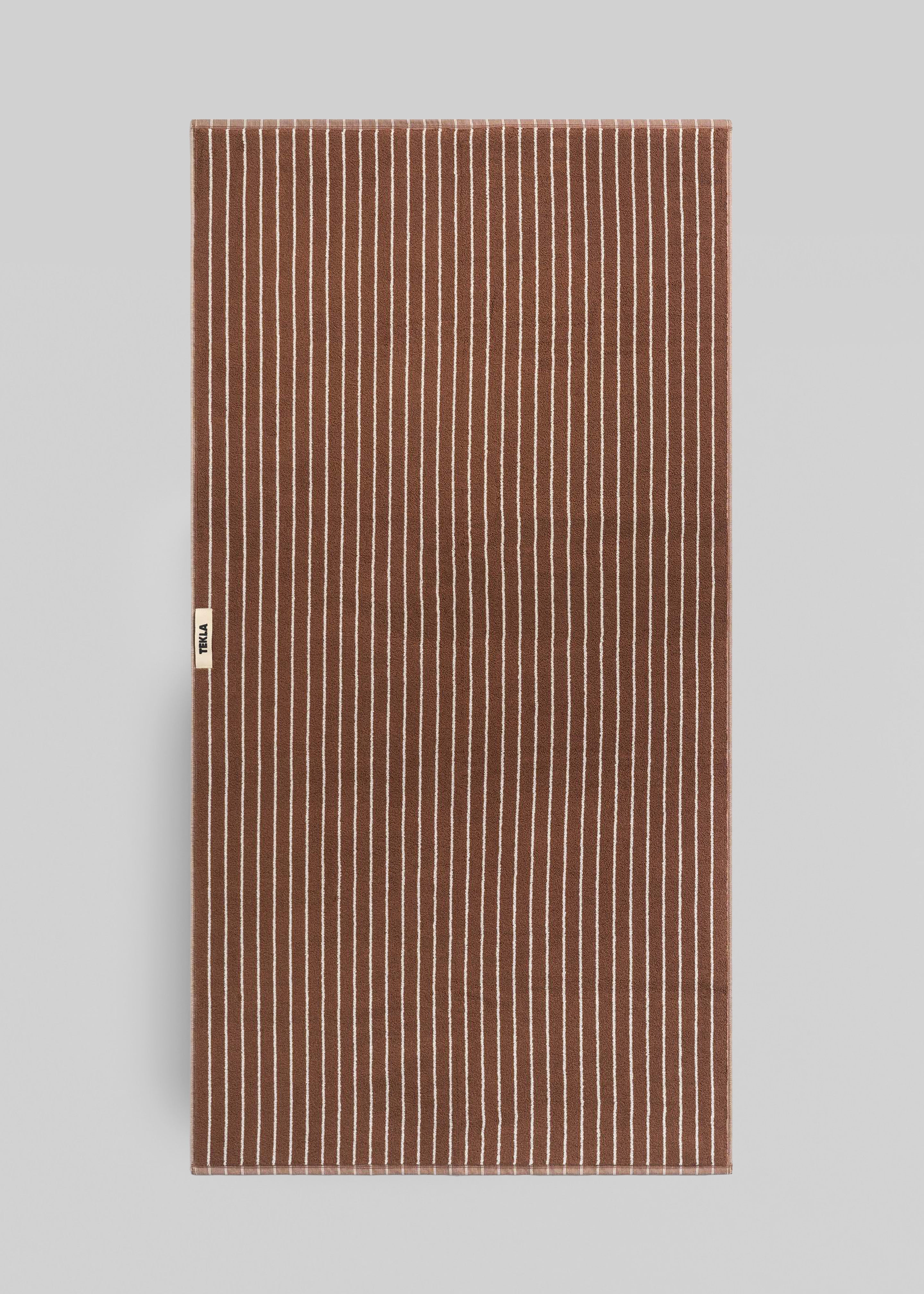 Tekla Towel - Rust Stripes - 3