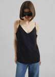Top Tessia boxy - Noir