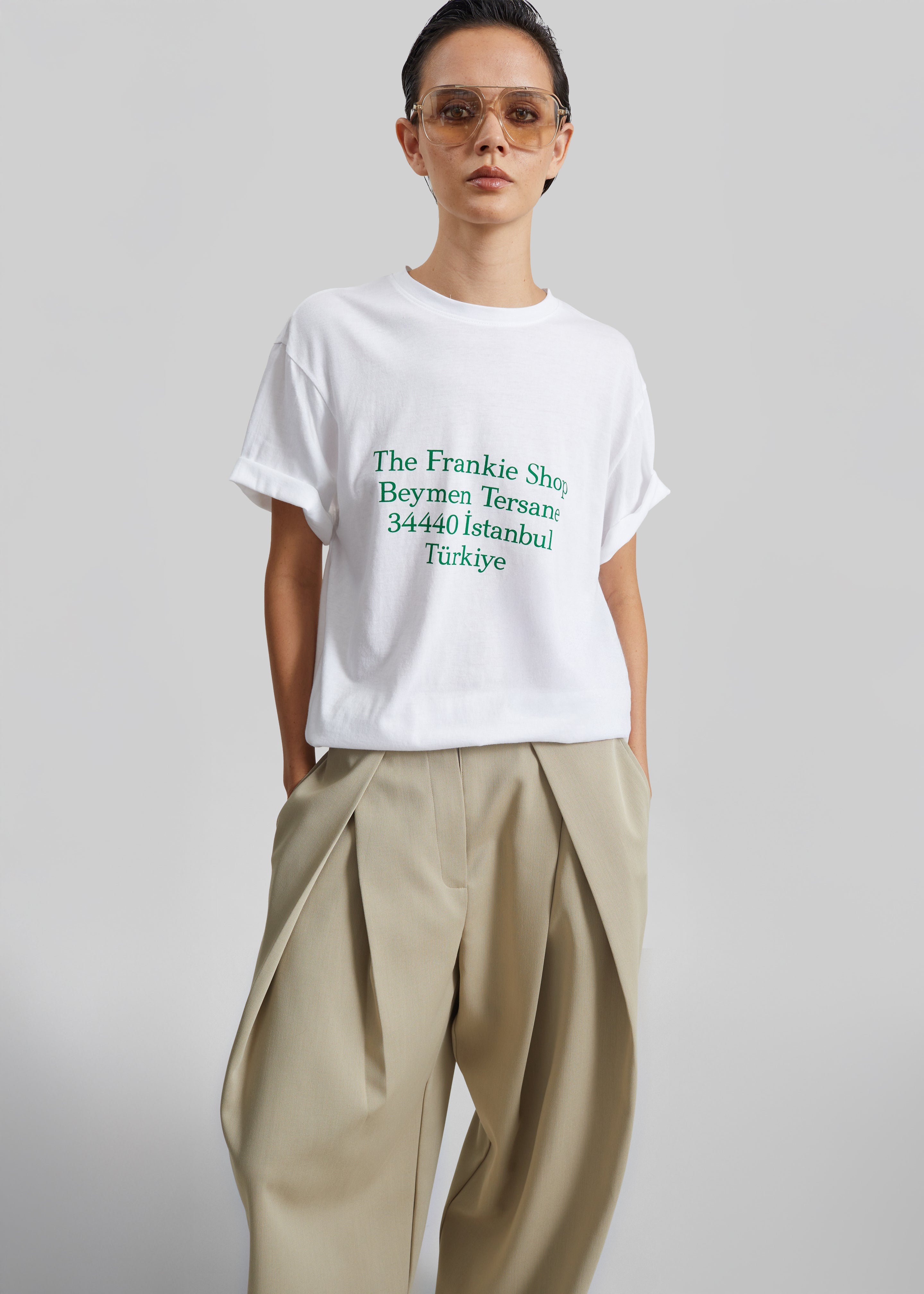 TFS Beymen T-Shirt - White/Green - 1