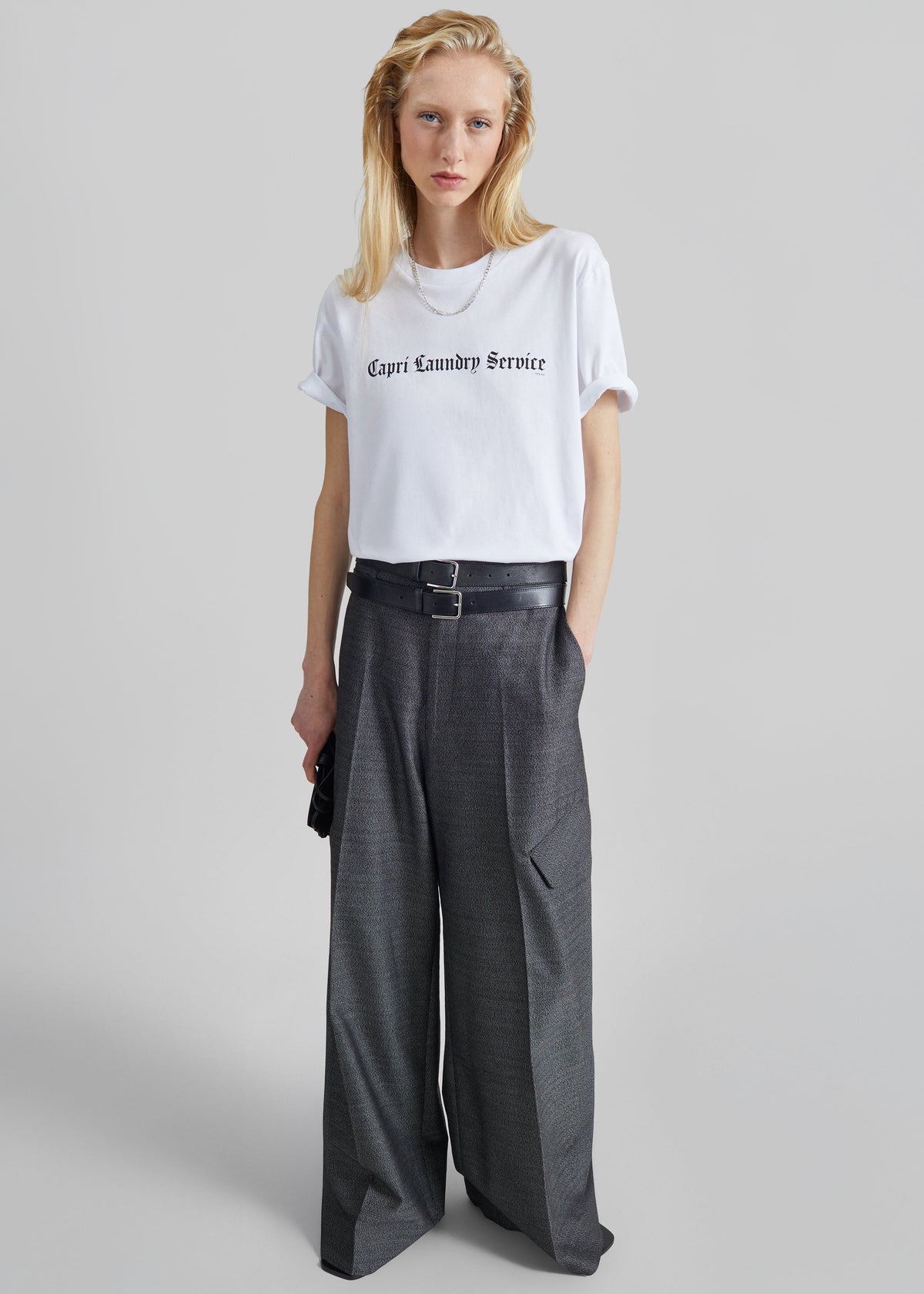 TFS Capri Laundry Service T-Shirt - White/Black - 2