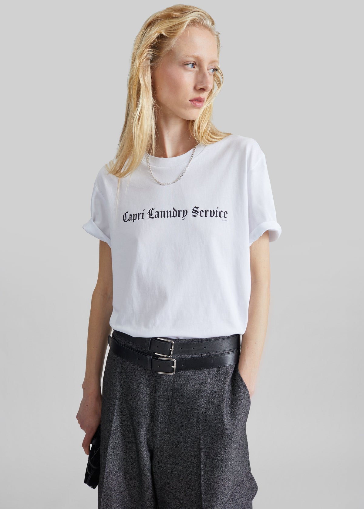 TFS Capri Laundry Service T-Shirt - White/Black - 1