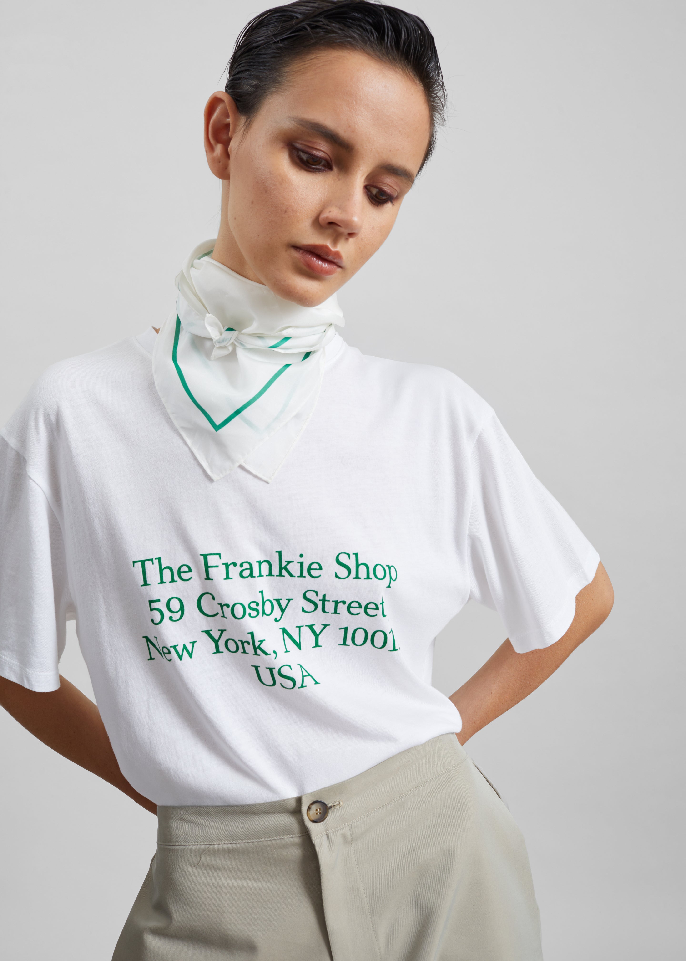 TFS Crosby T-Shirt - White/Green - 1