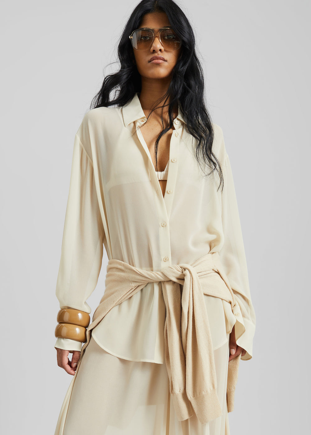 TFS Glossy Bangle - Camel - 1