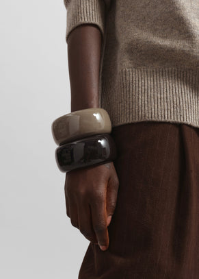 TFS Glossy Bangle - Dark Brown