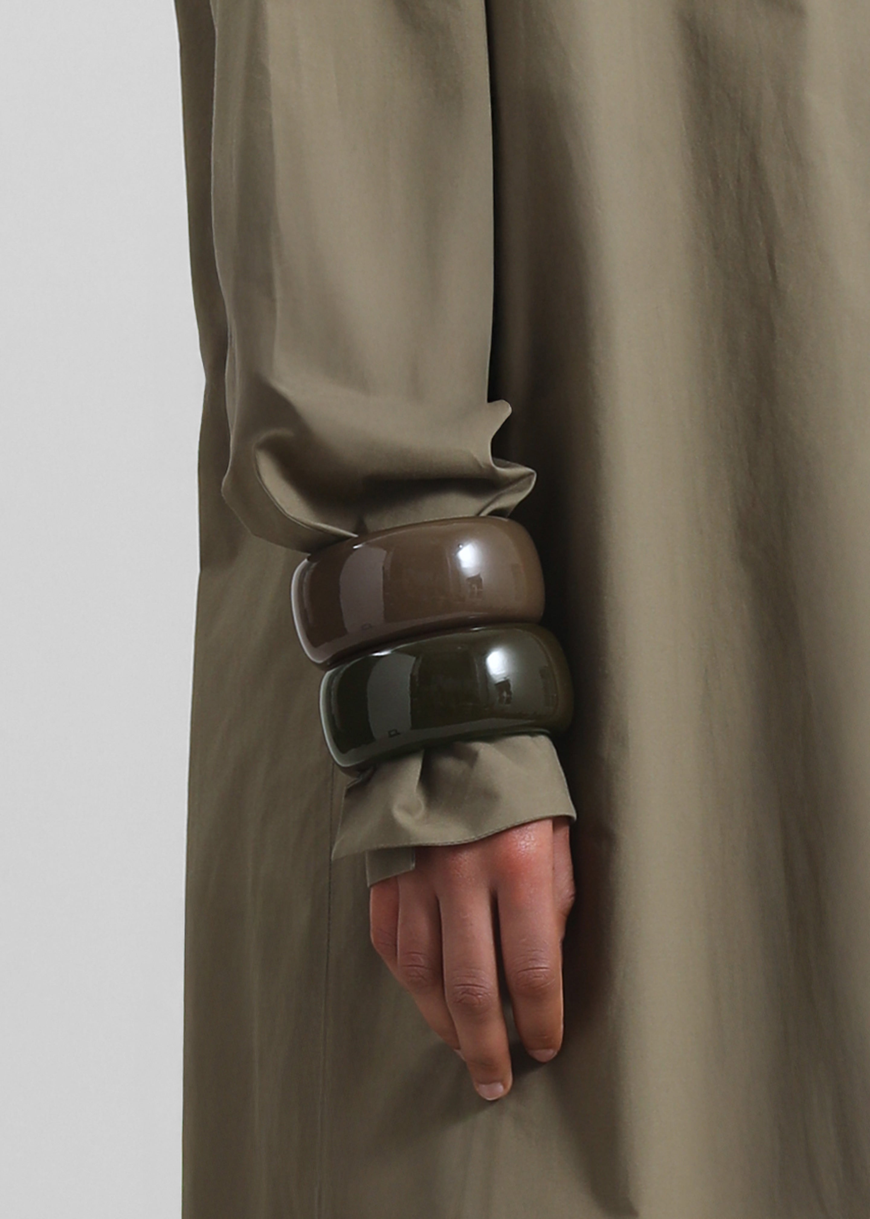 TFS Glossy Bangle - Light Khaki - 9