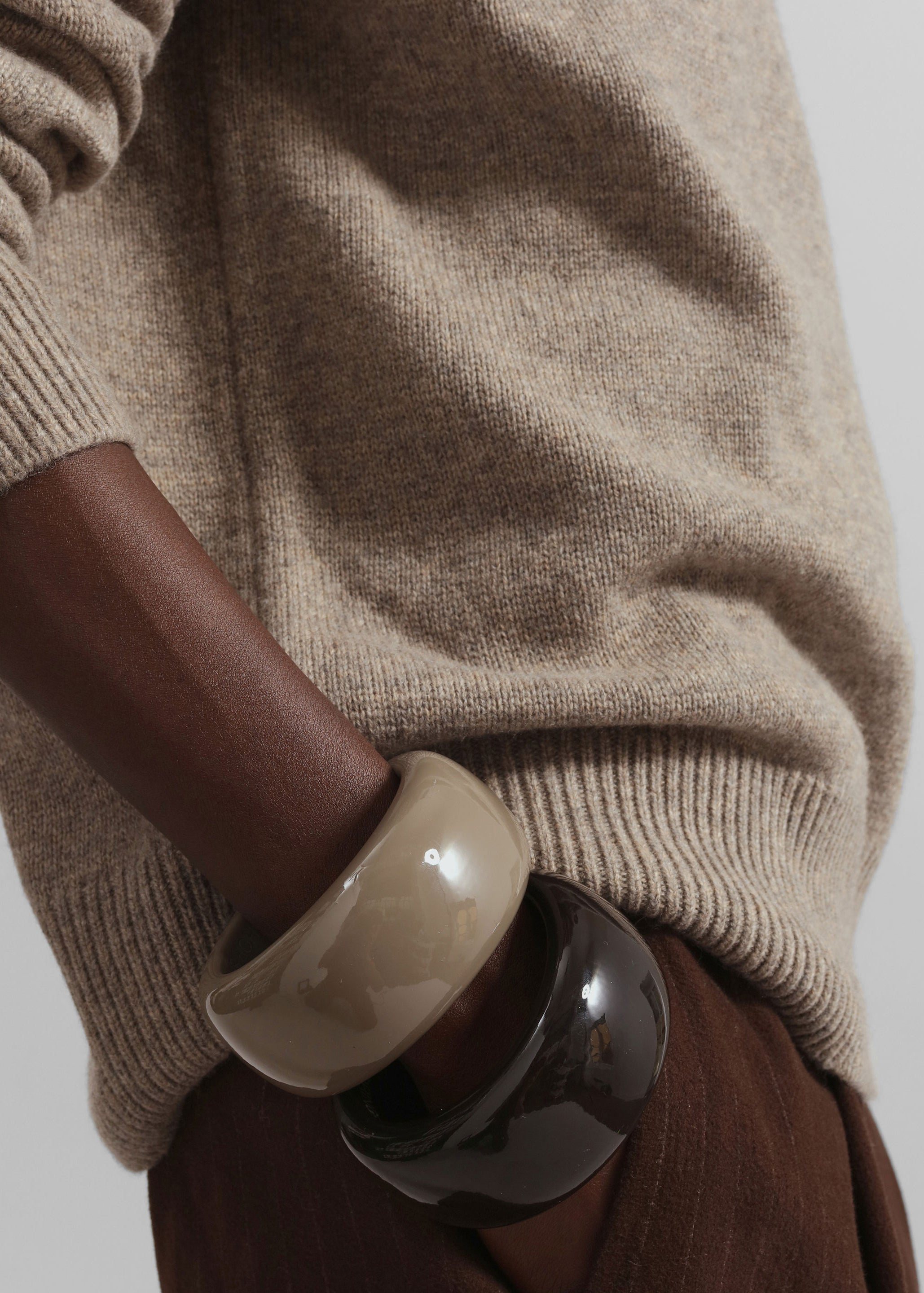 TFS Glossy Bangle - Taupe - 5