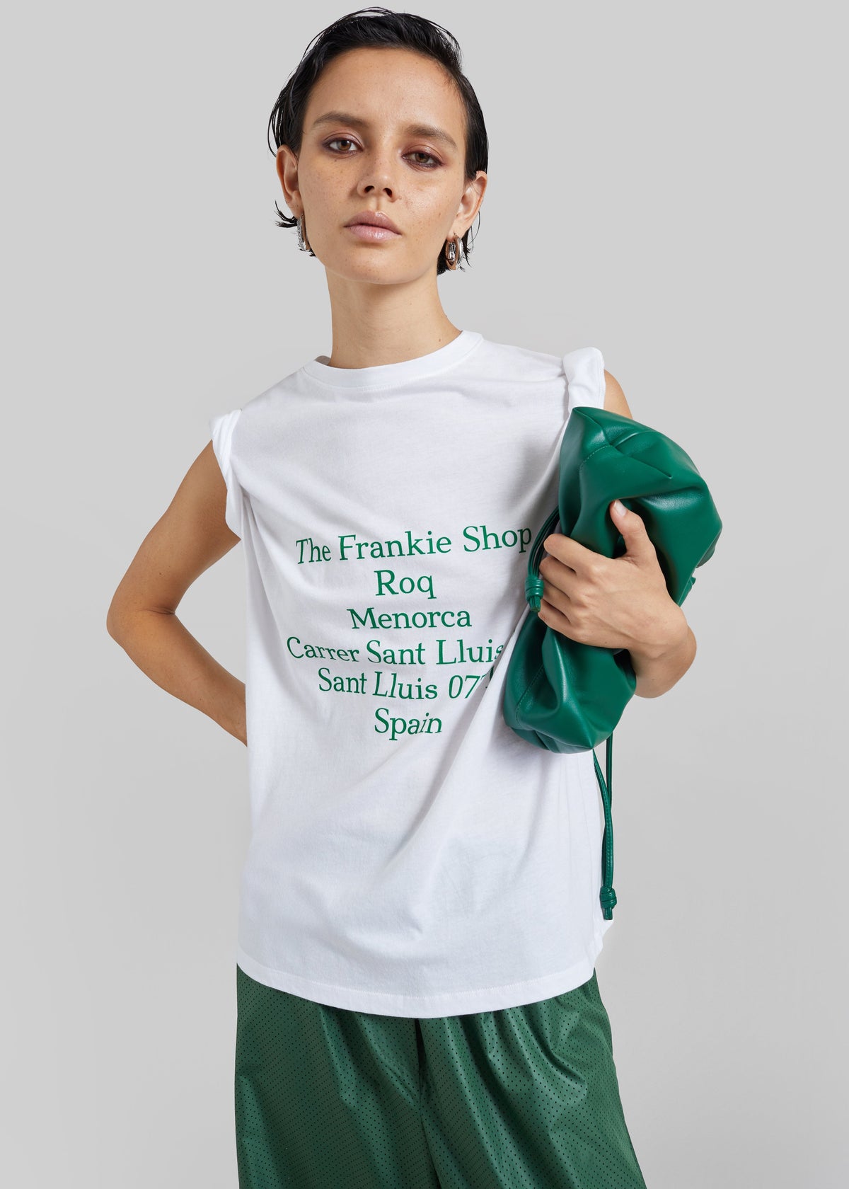 TFS Roq T-Shirt - White/Green - 3