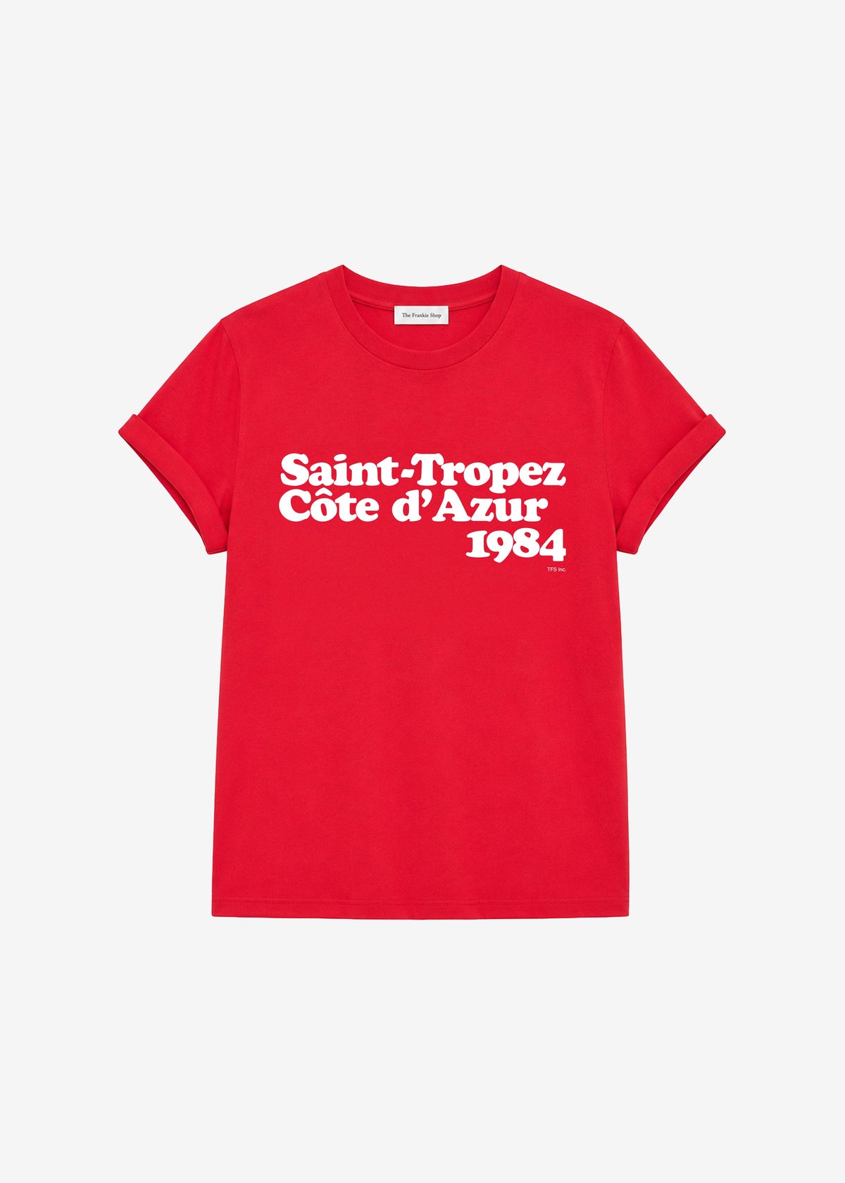 TFS Saint-Tropez Côte D'Azur 1984 T-Shirt - Red - 7