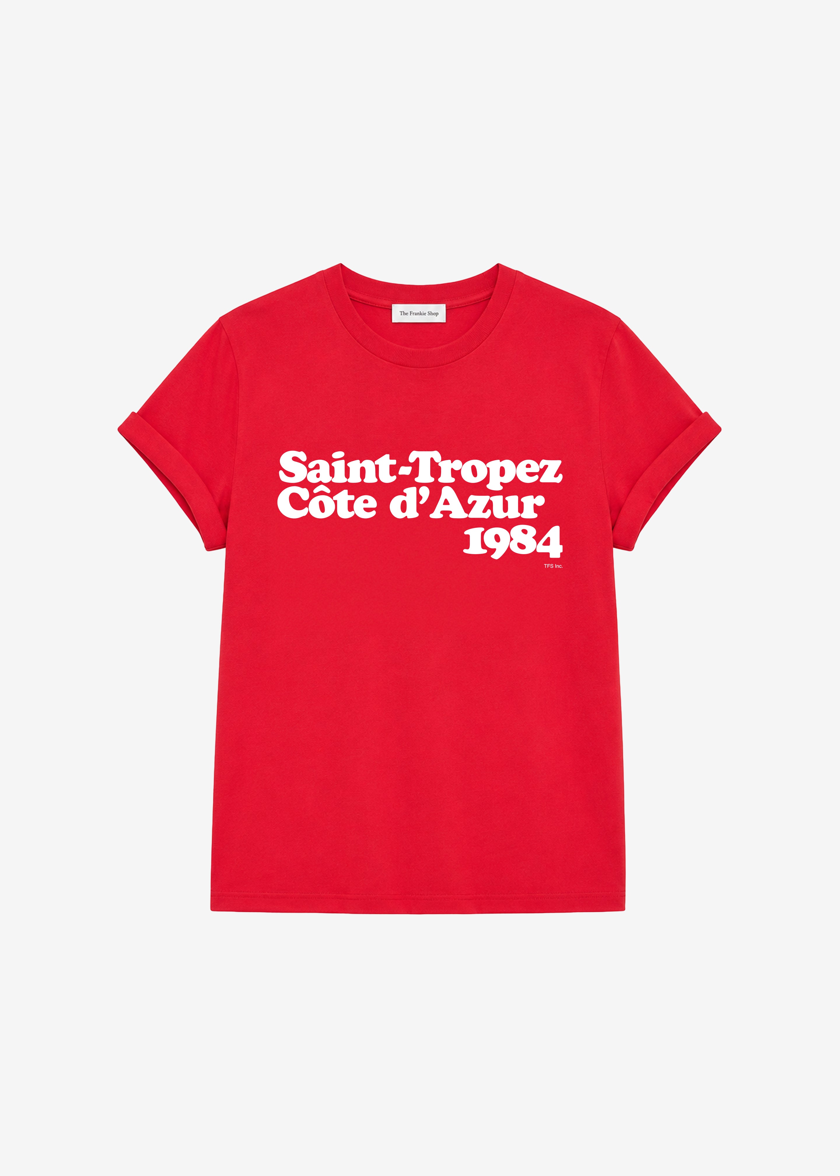 TFS Saint-Tropez Côte D'Azur 1984 T-Shirt - Red - 7