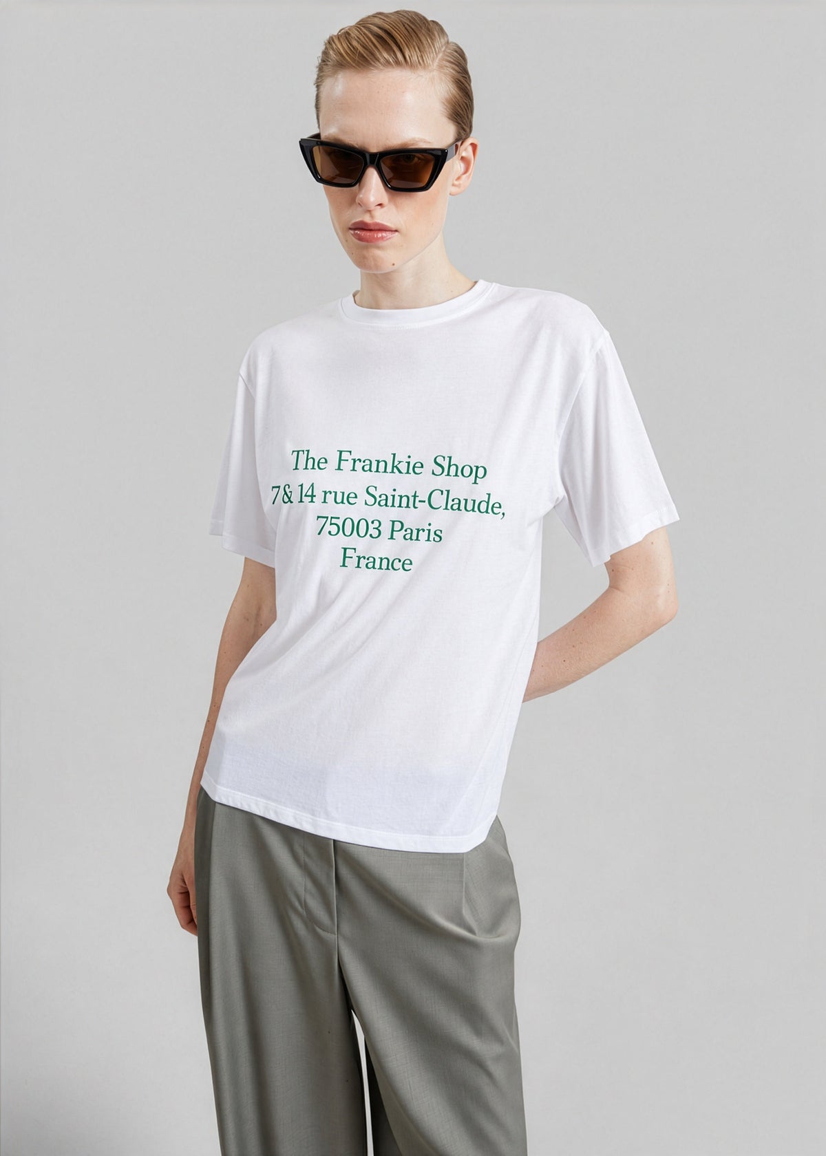 TFS Saint-Claude T-Shirt - White/Green - 1
