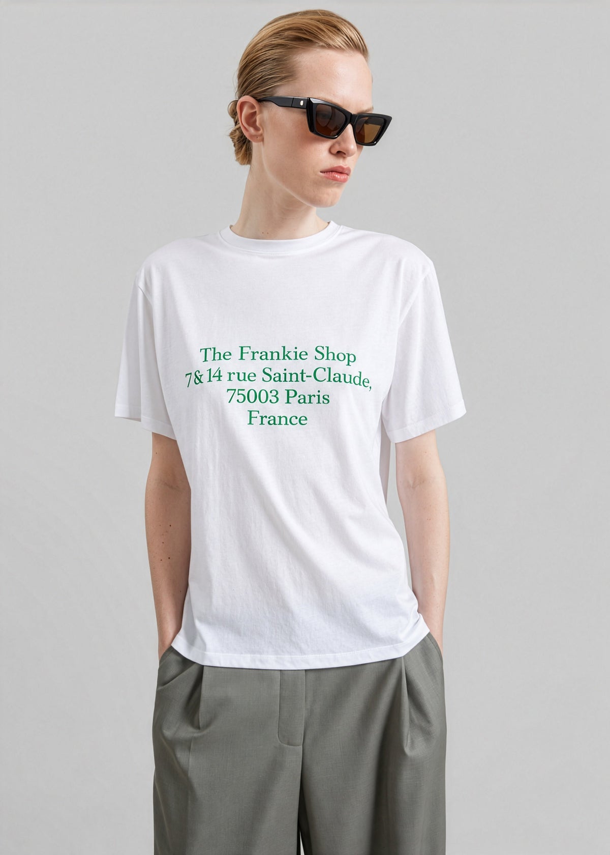 TFS Saint-Claude T-Shirt - White/Green - 4