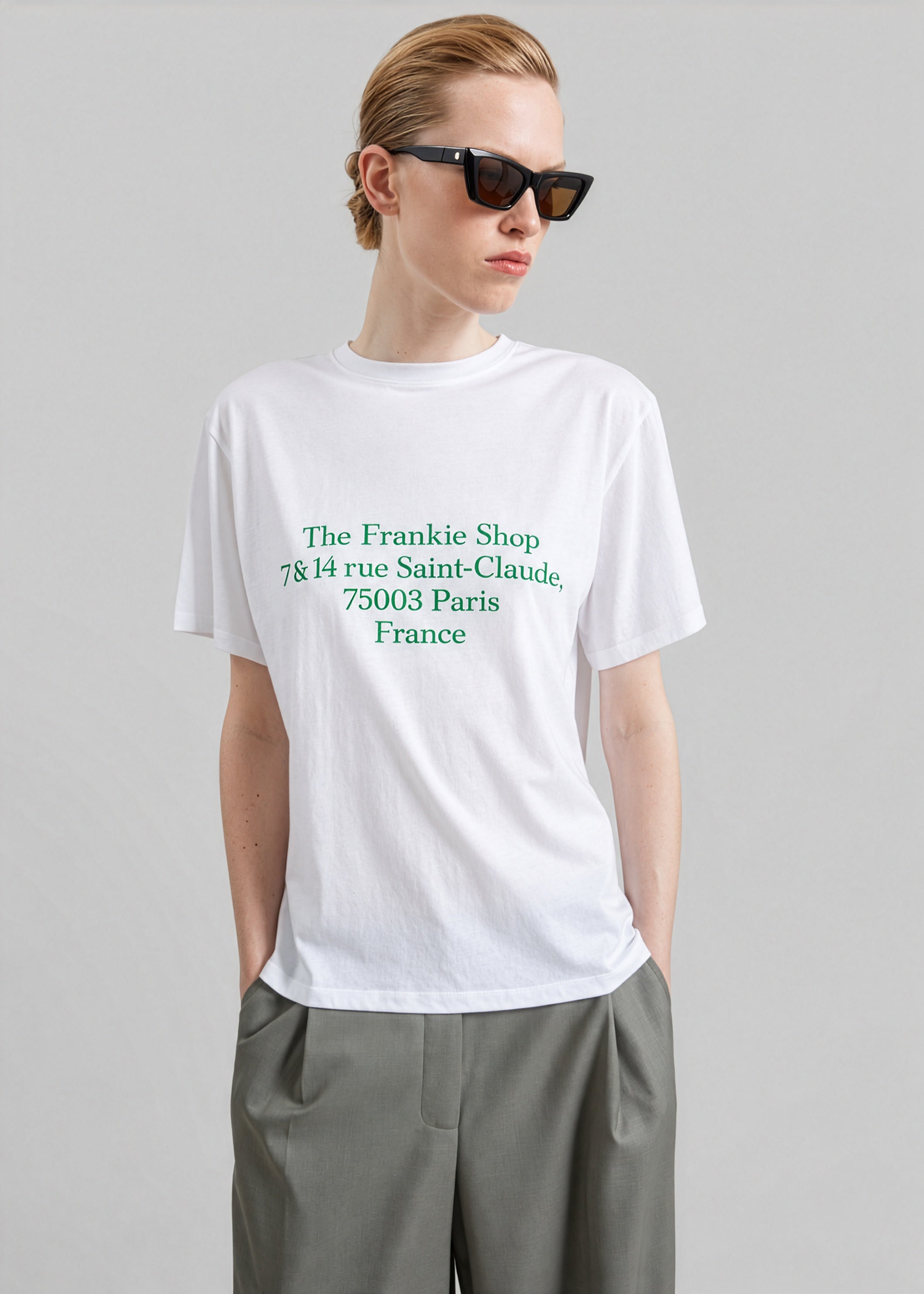 TFS Saint-Claude T-Shirt - White/Green - 4