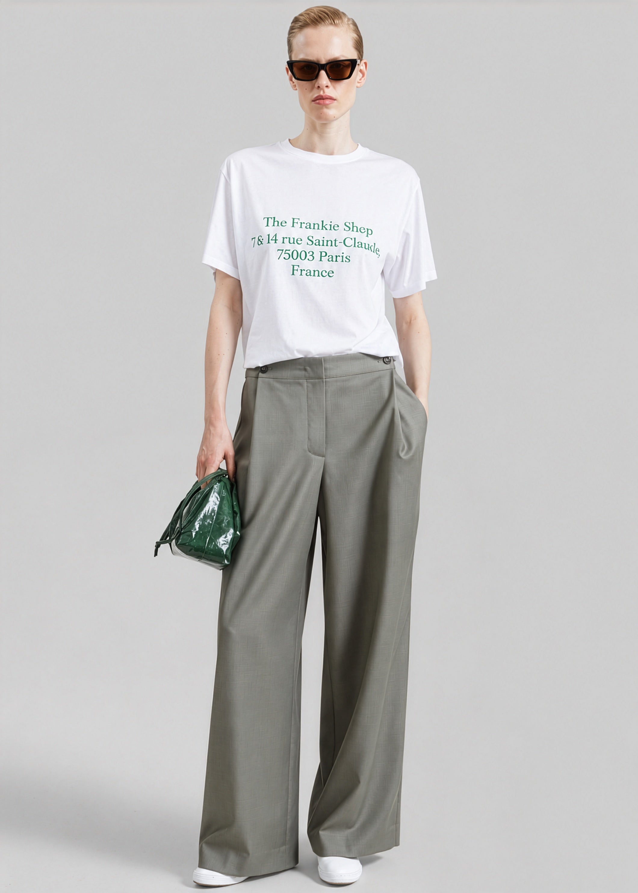 TFS Saint-Claude T-Shirt - White/Green - 3