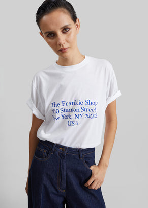 TFS Stanton T-Shirt - White/Blue