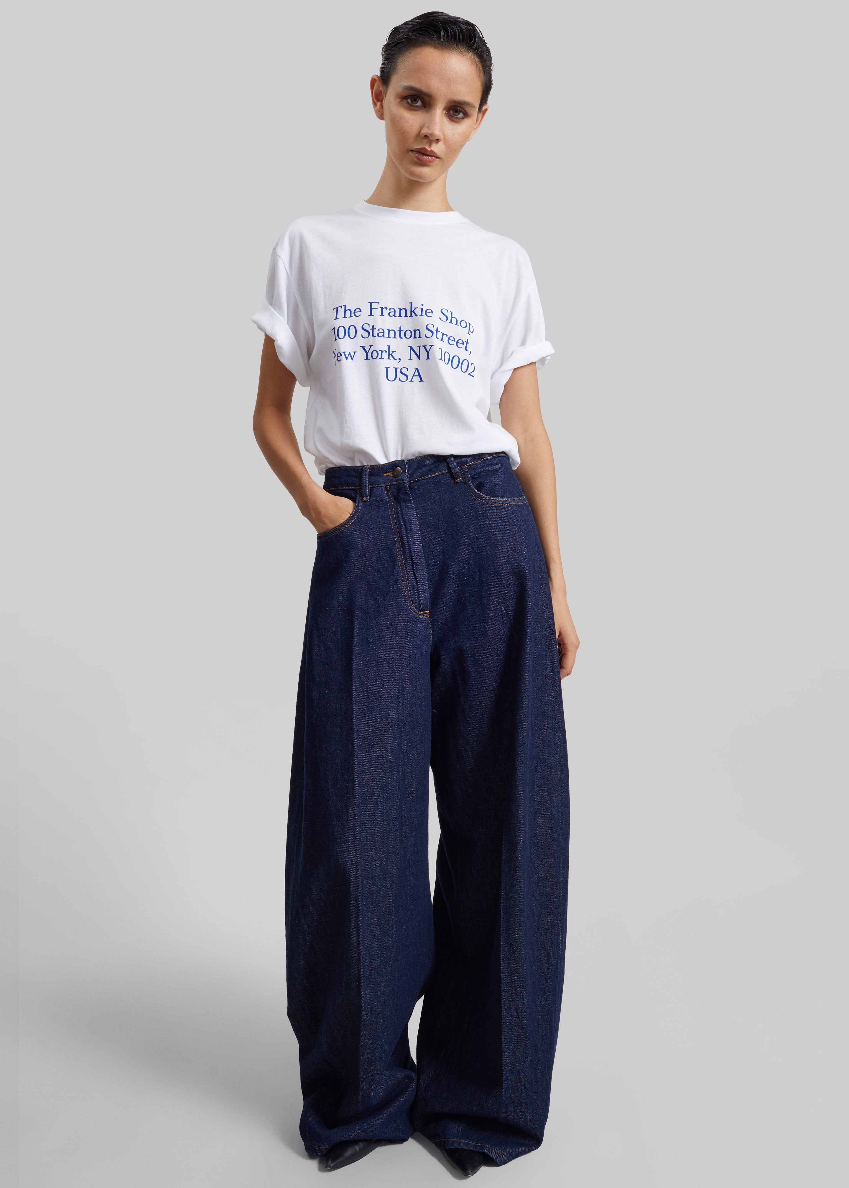 TFS Stanton T-Shirt - White/Blue - 2