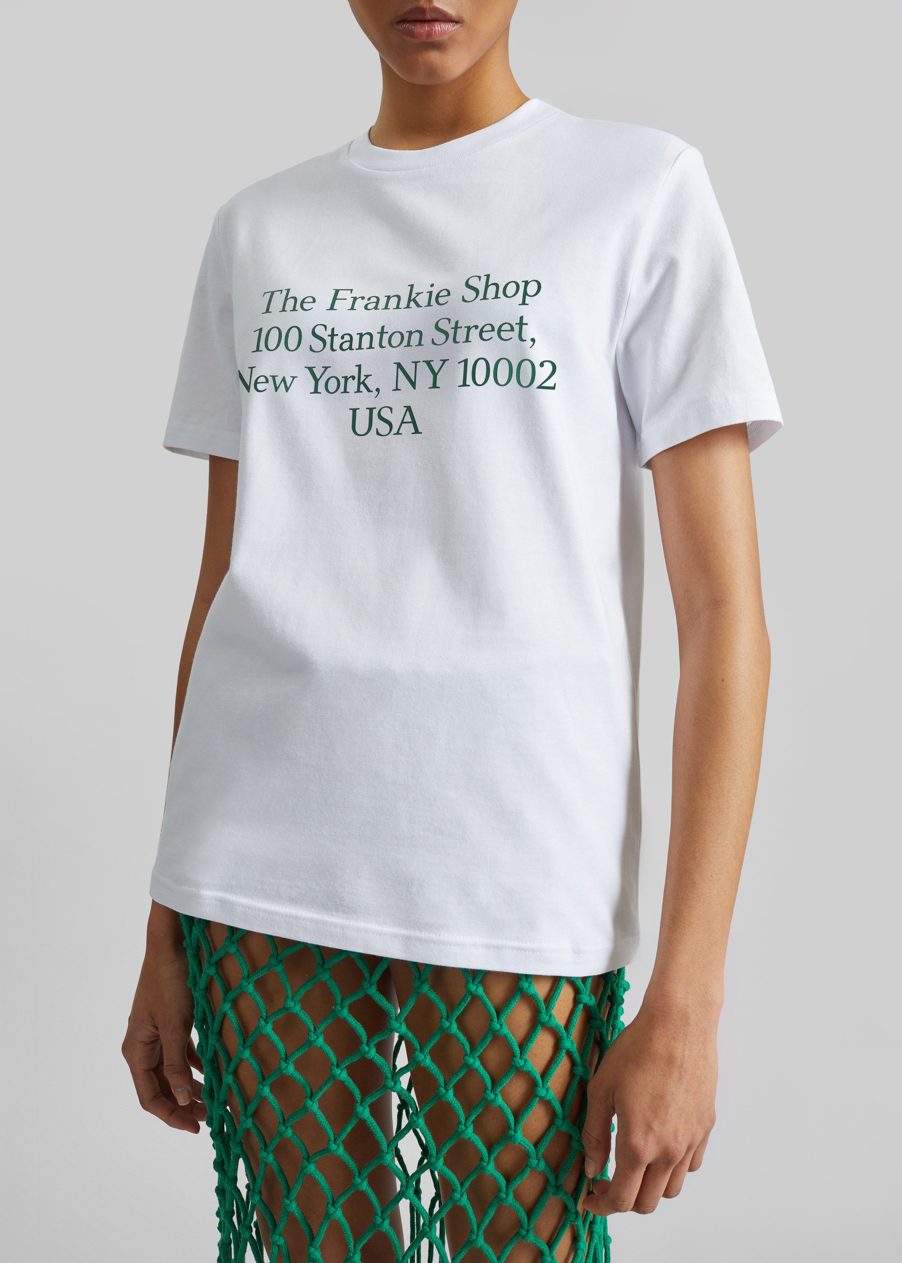TFS Stanton T-Shirt - White/Green - 4