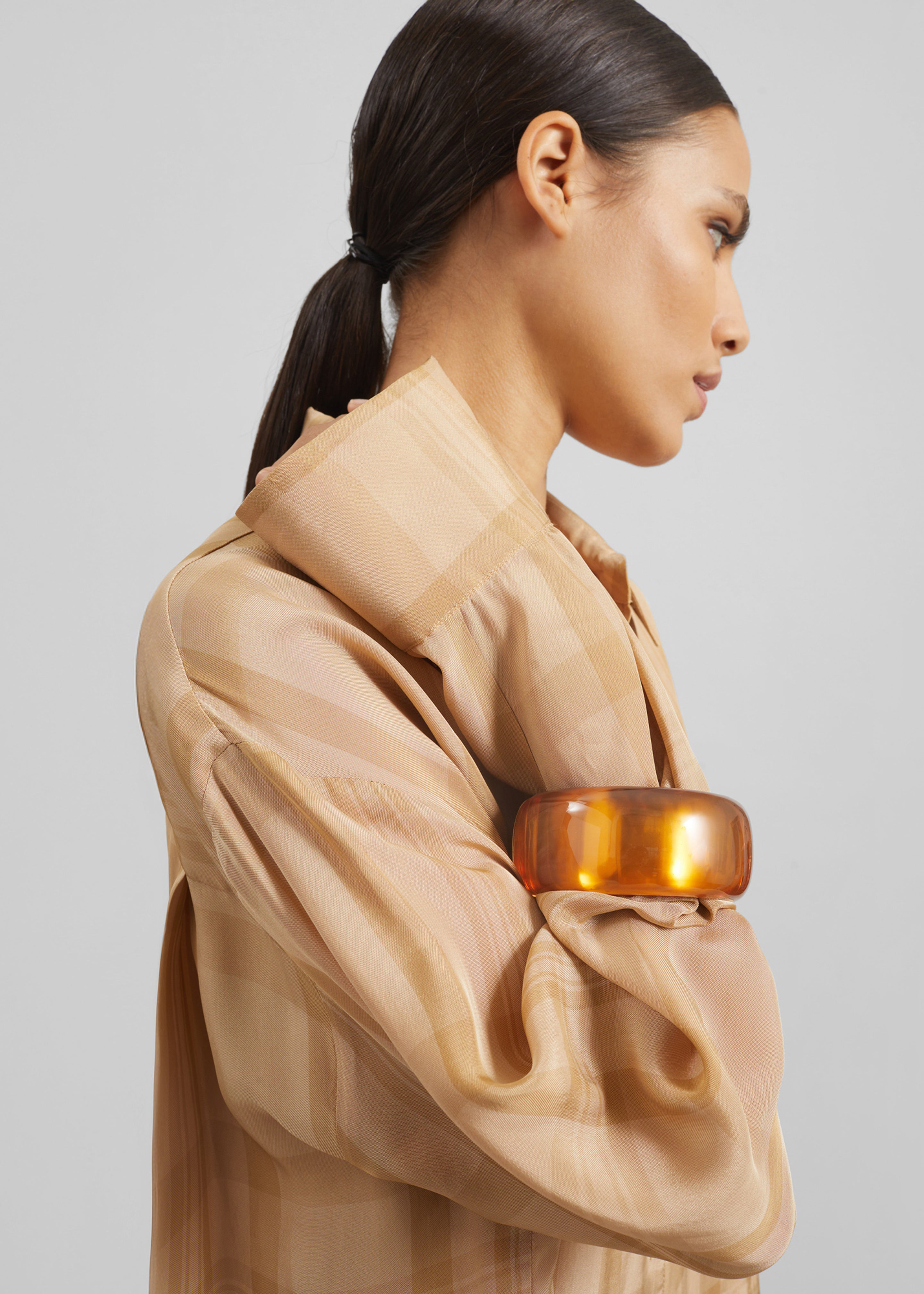 TFS Transparent Bangle - Amber - 2