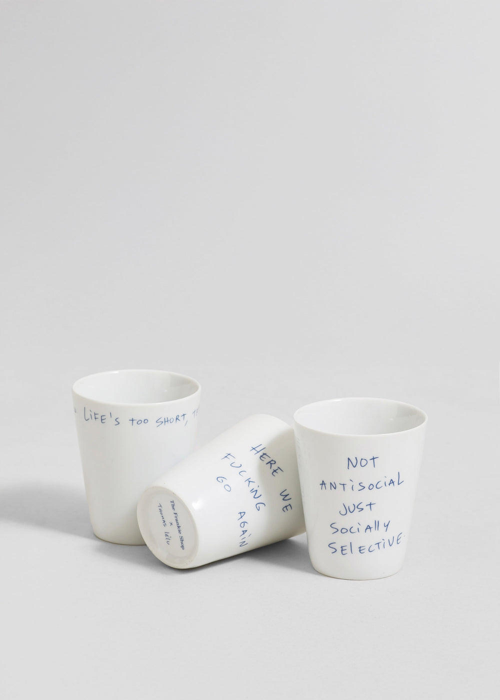 TFS X Thomas Lélu Love Me Now Cup - White/Blue - 1